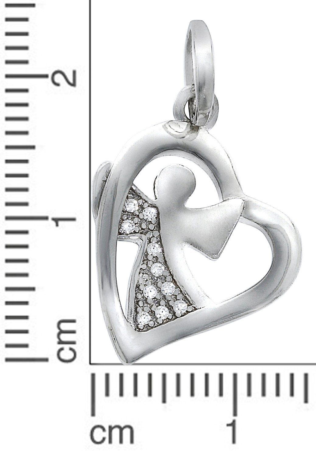 Firetti Kettinghanger Sieraad cadeau zilver 925 halssieraad hanger hart