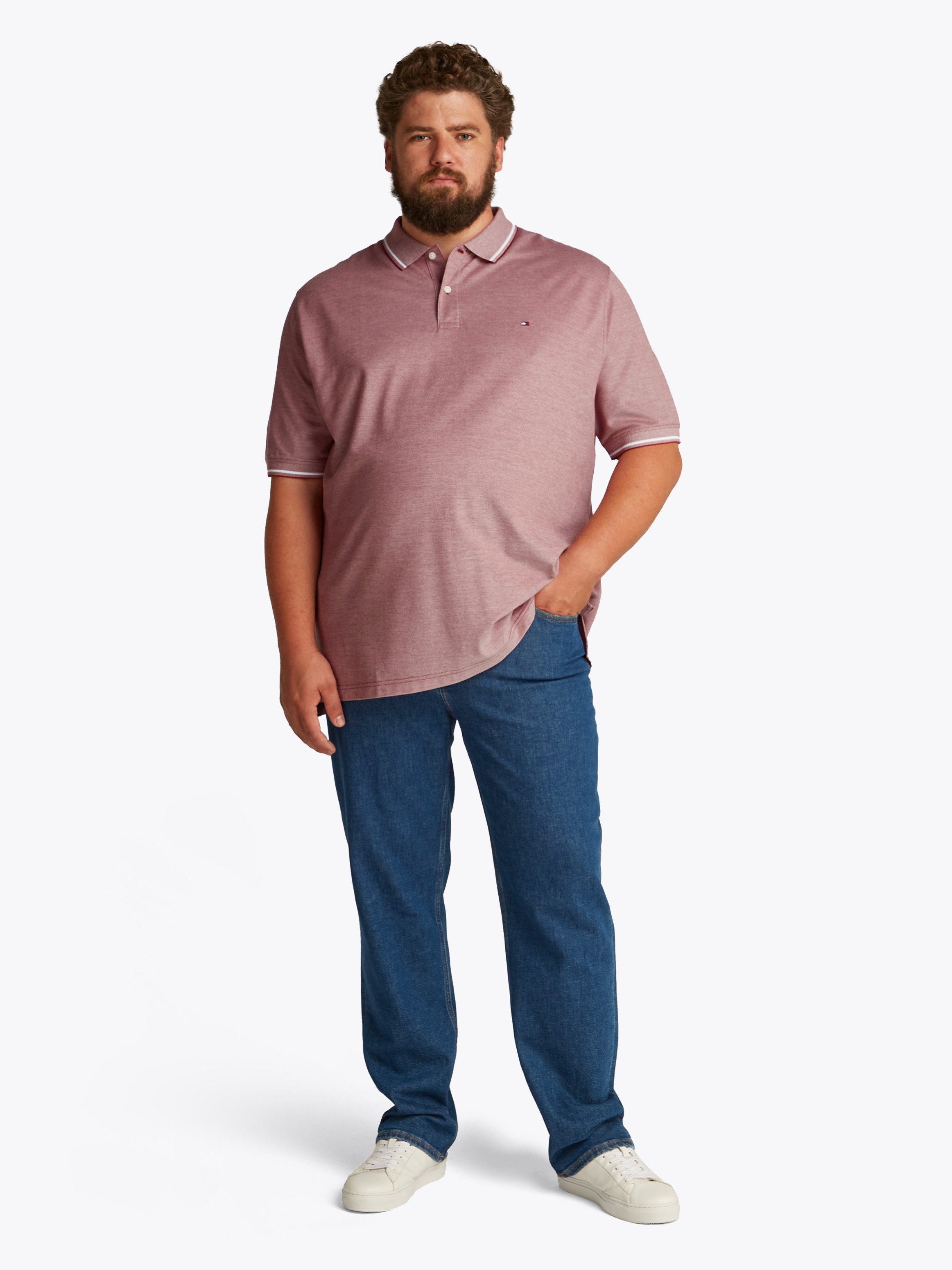 Tommy Hilfiger Poloshirt BT-OXFORD TWO TONE REG POLO-B