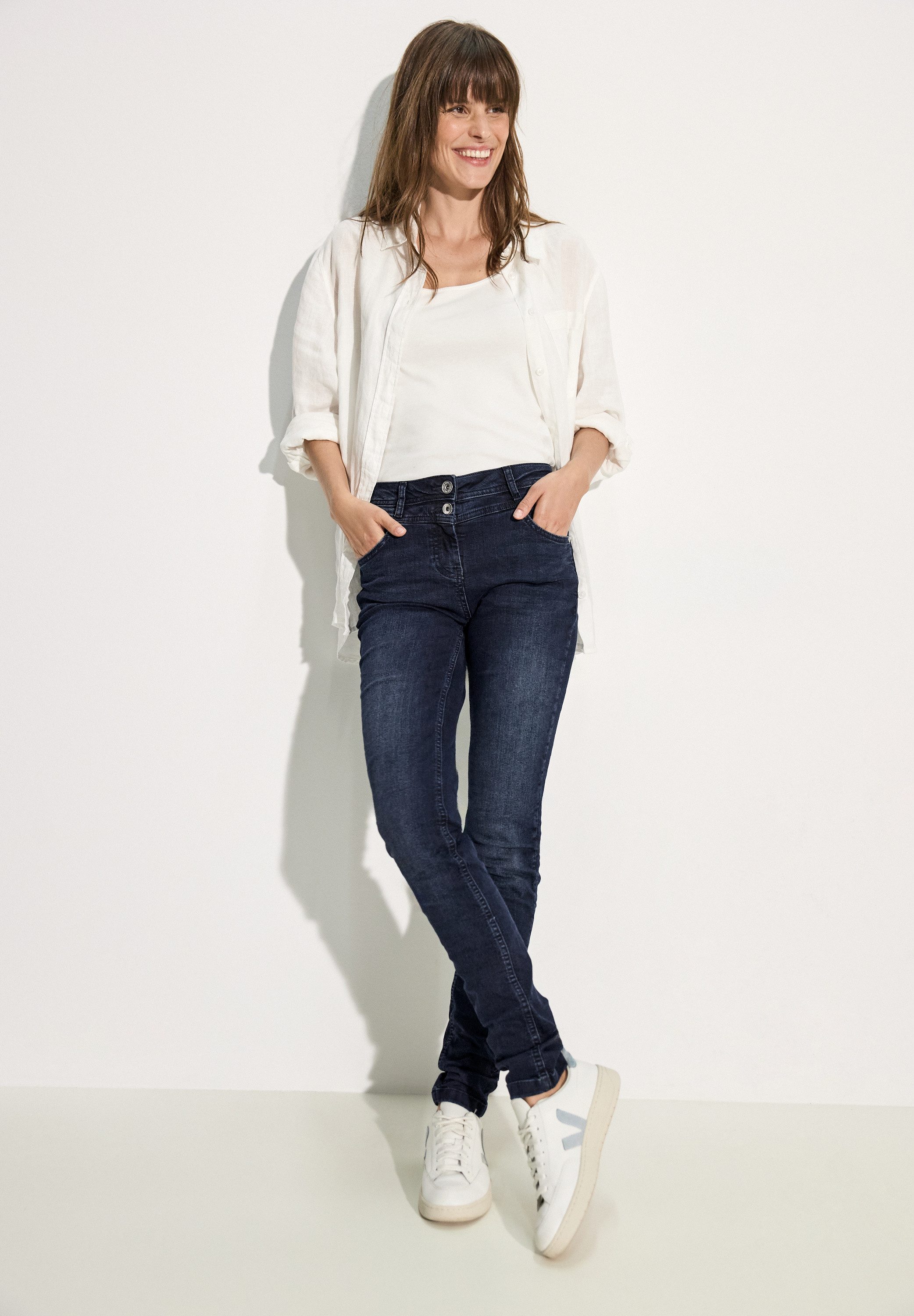 Cecil Slim fit jeans Stijl Vicky in five-pocketsstijl