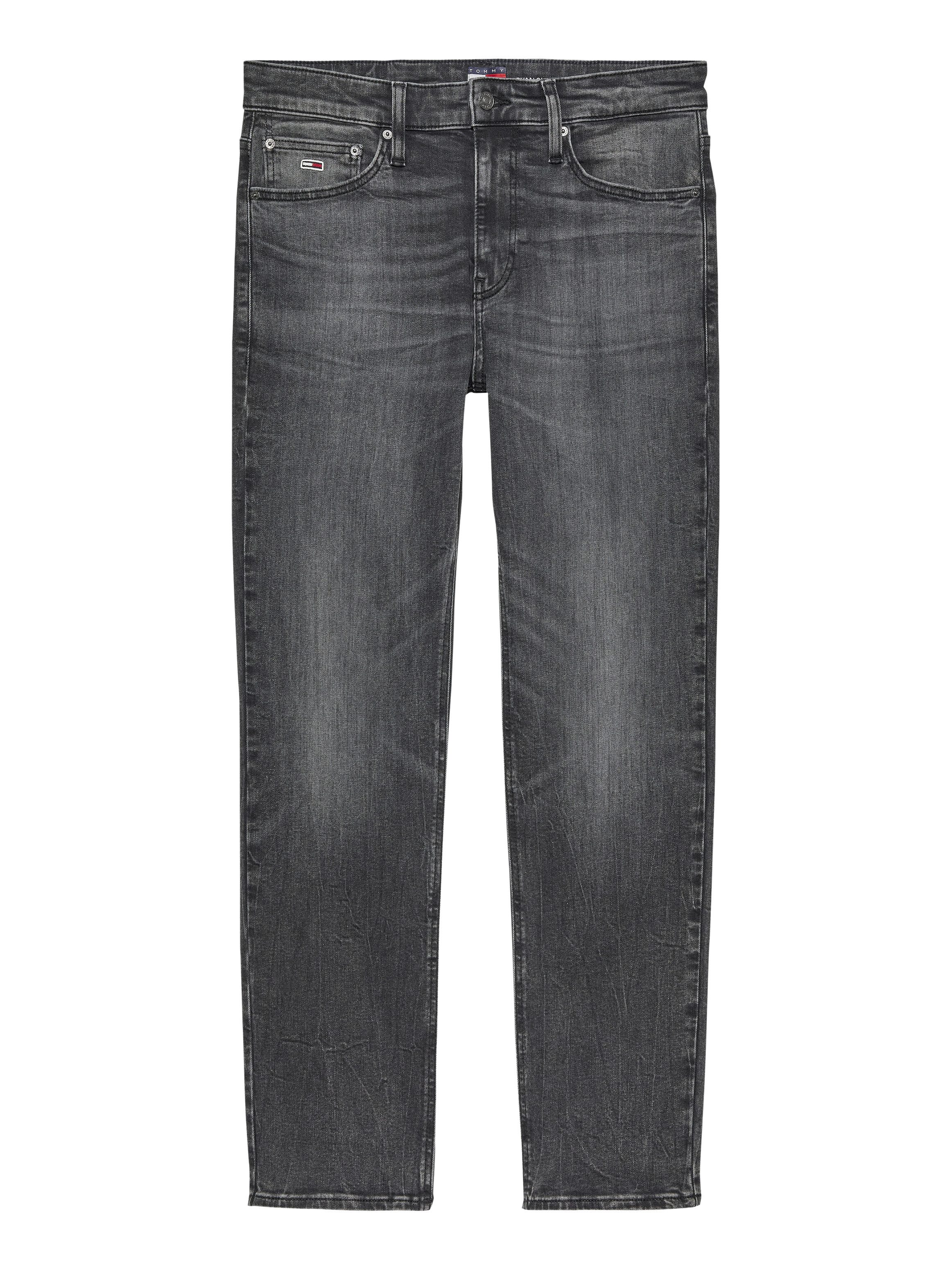 TOMMY JEANS Regular fit jeans RYAN RGLR STRGHT met gestempeld logo