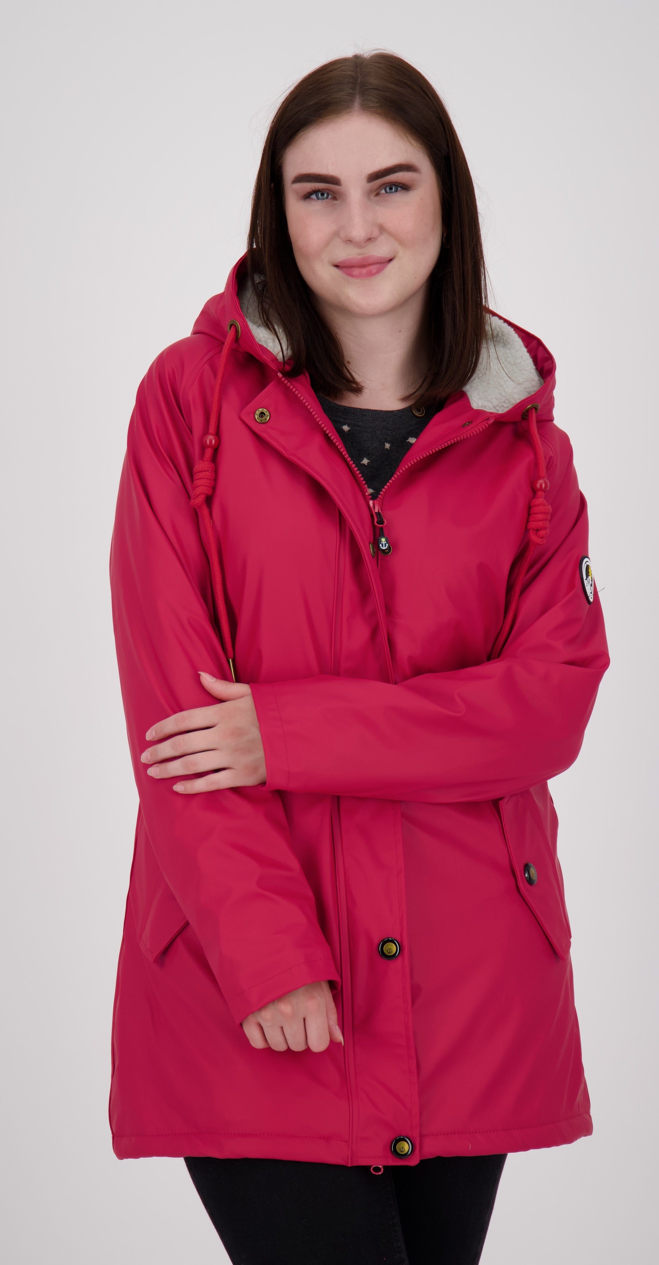 DEPROC Active Regenjas ANKERGLUTTRAUM WOMEN kleding maat 50 (XL) rood