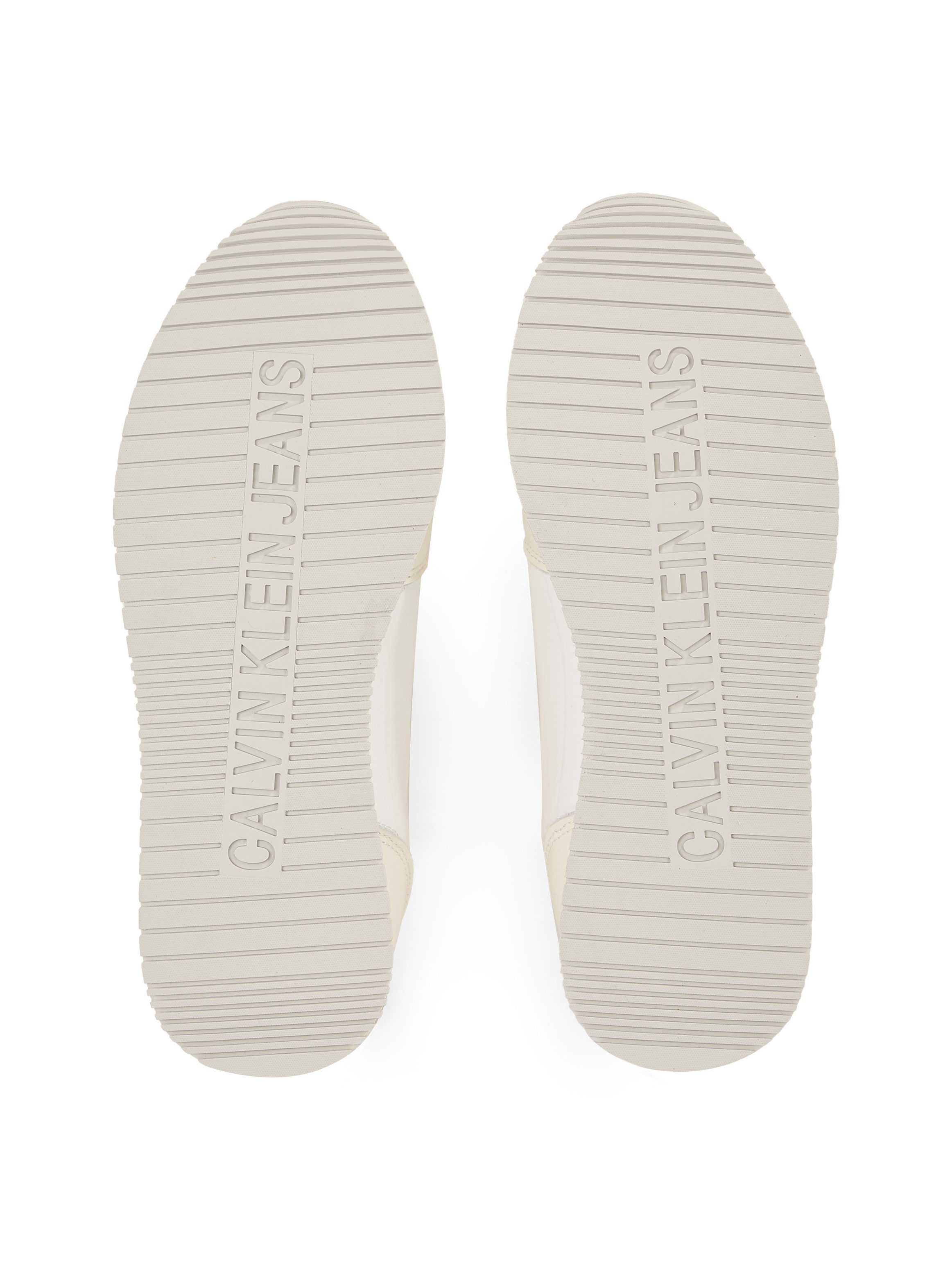 Calvin Klein Sneakers RUNNER SOCK LACEUP ML LTH , lage schoen, vrijetijdsschoen, veterschoen met logo-opdruk