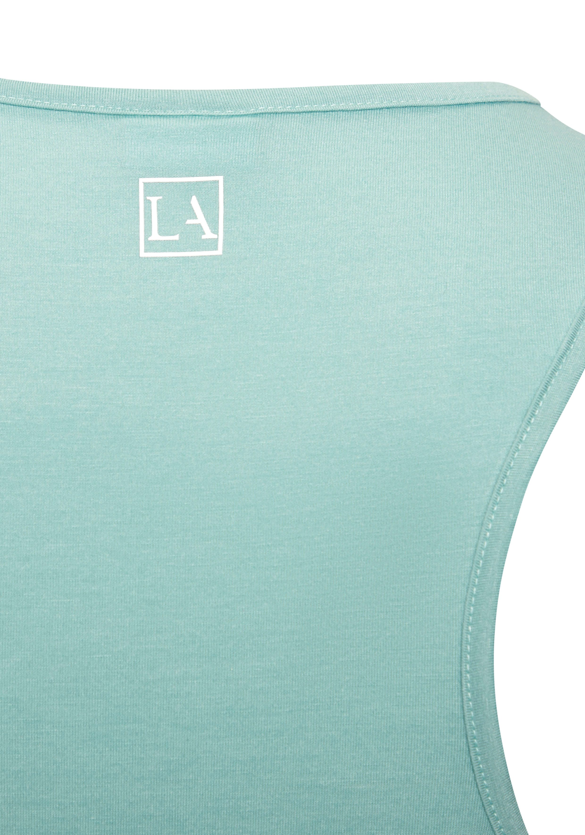 active by Lascana Tanktop Sporttop met mesh inzet en racerback