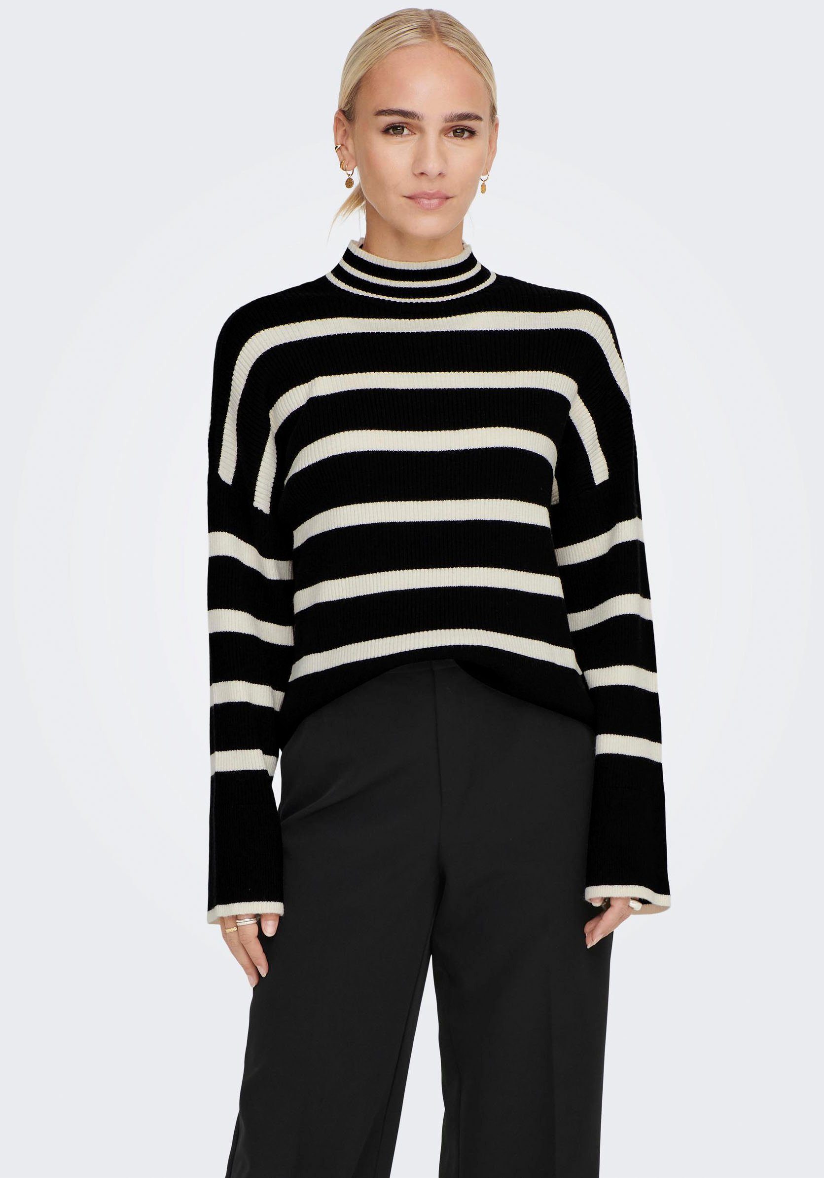 NU 20% KORTING: Only Trui met staande kraag ONLIBI L-S HIGNECK PULLOVER