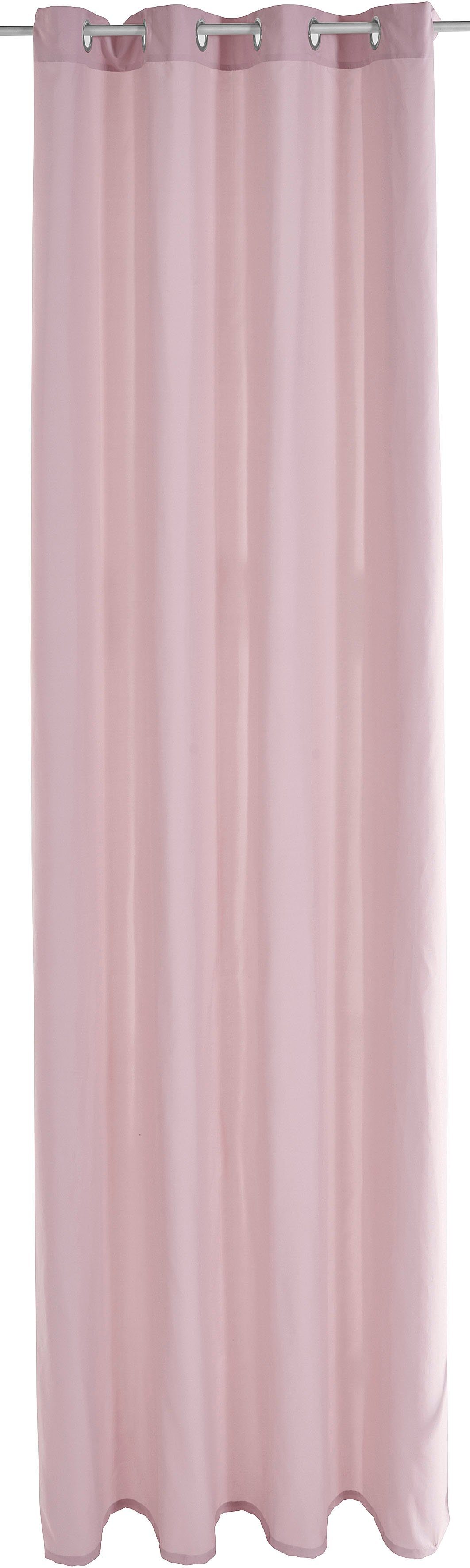 Home affaire Gordijn Parry set van 2, ondoorzichtig, monochroom, basic (2 stuks)