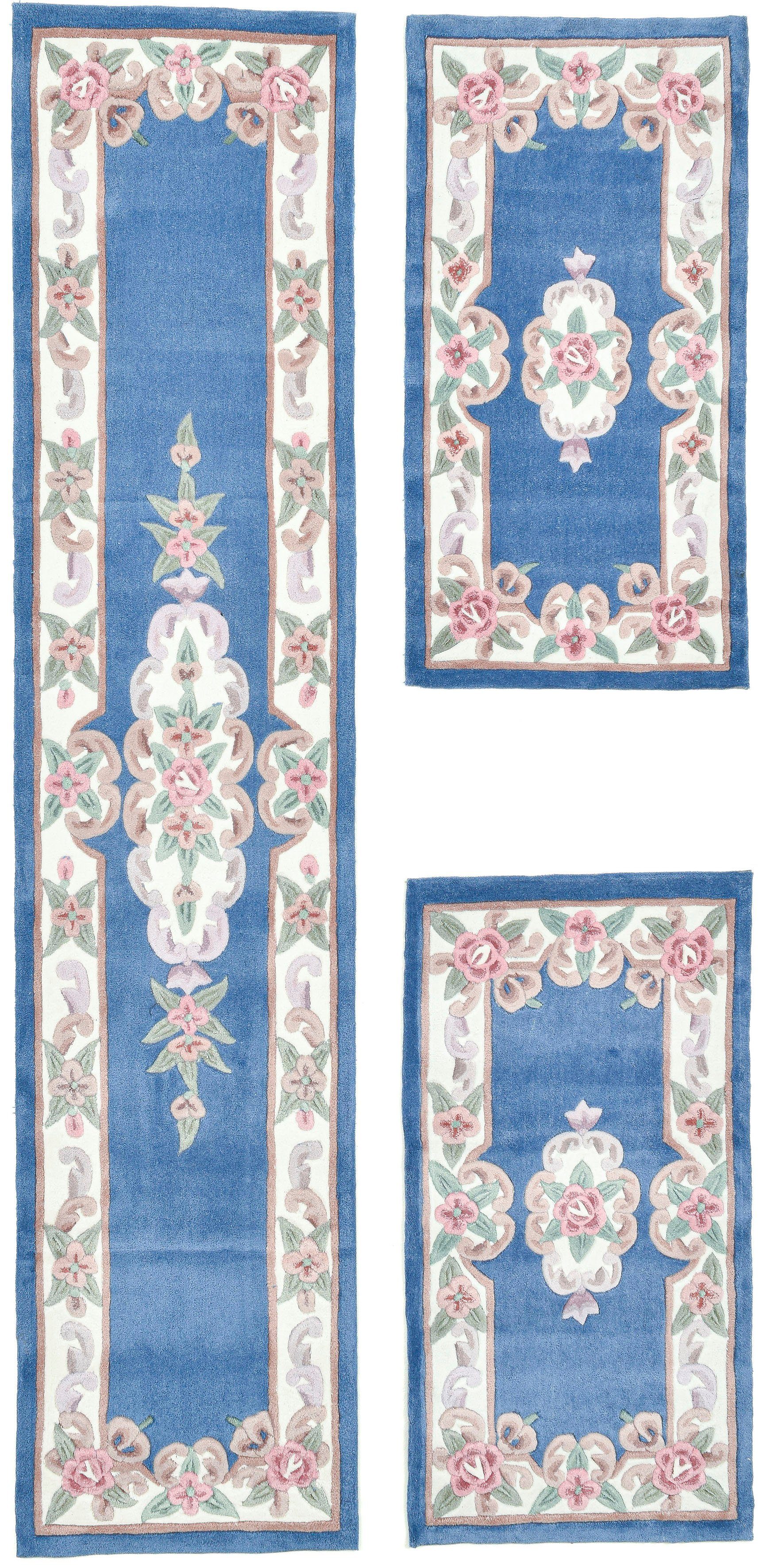 THEKO Set slaapkamerkleedjes Ming Slaapkamerkleed, loperset, uitstekend acrylgaren, gebloemd design
