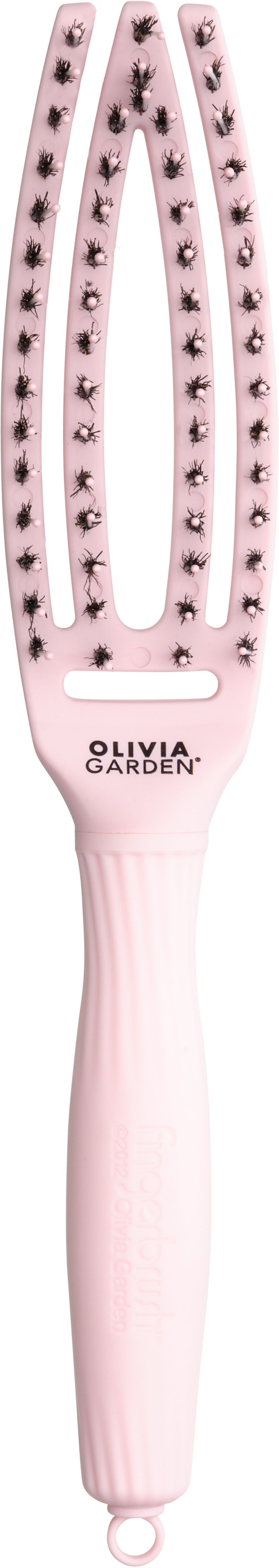 OLIVIA GARDEN Haar ontwarrende borstel Fingerbrush Combo Pink small