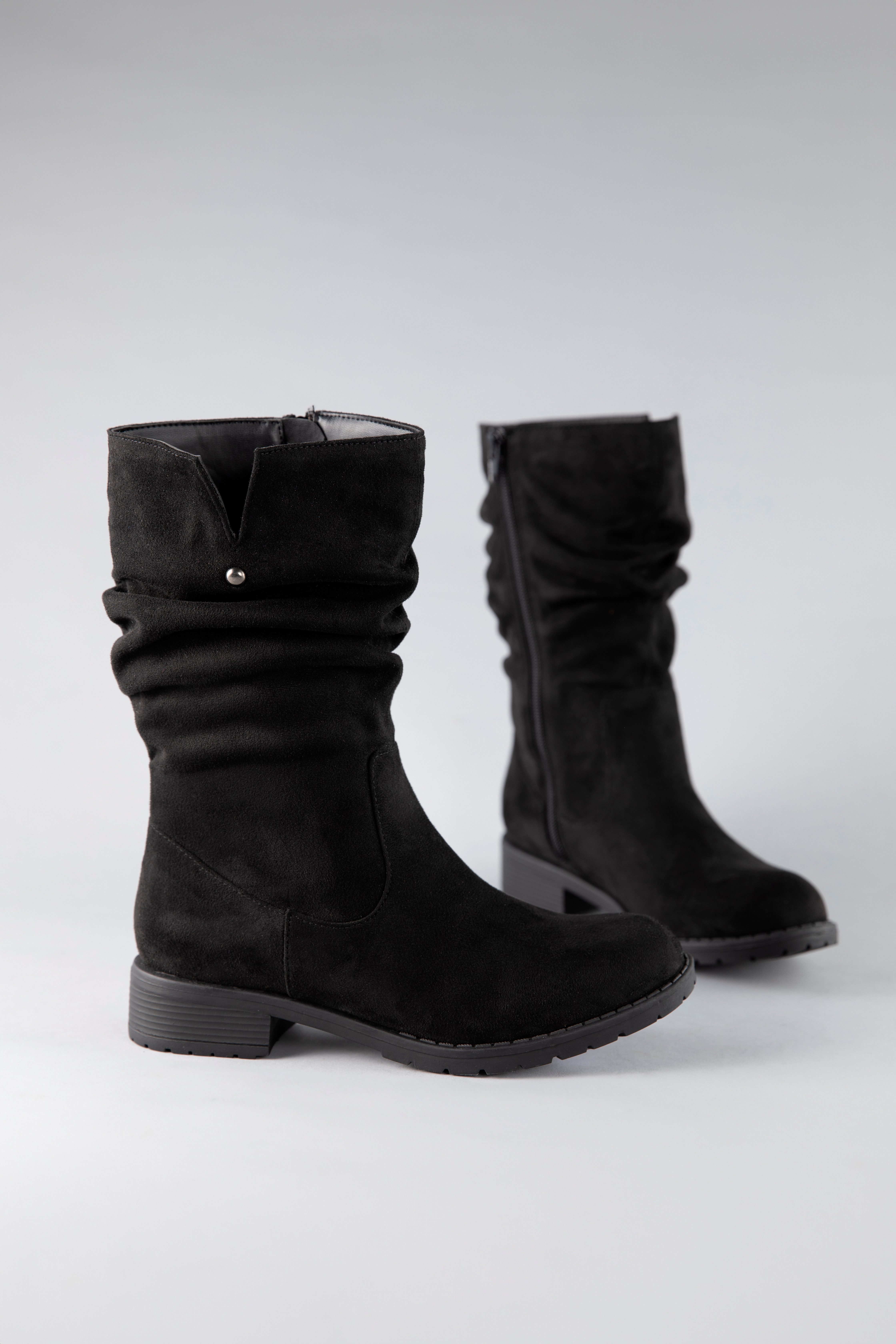 Aniston SHOES Laarzen enkellaars met slouchy schacht - nieuwe collectie, in comfortabele vorm