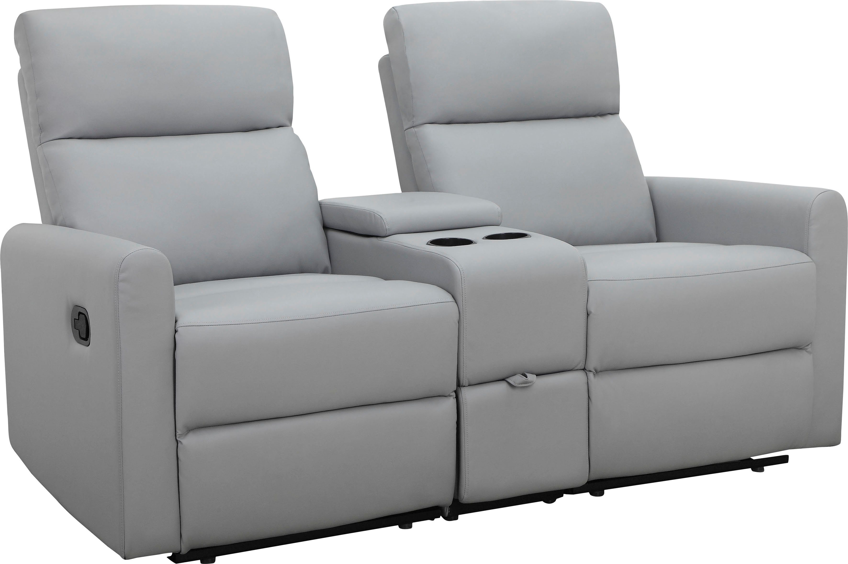 Home affaire 2-zitsbank Daoulas, 2-zits bioscoopbank, TV-fauteuil, multimedia bank