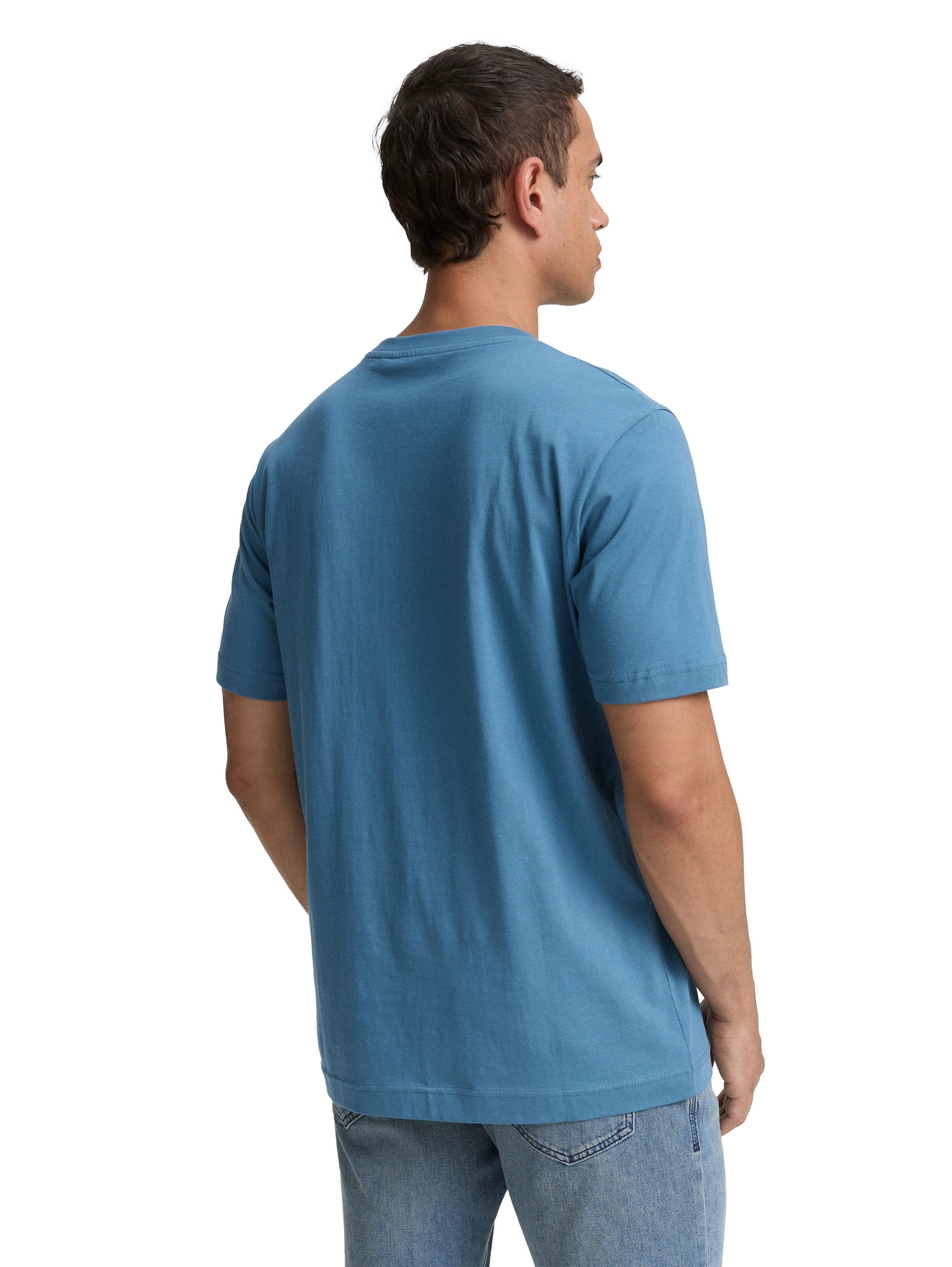 Tom Tailor T-shirt met grote logo-frontprint