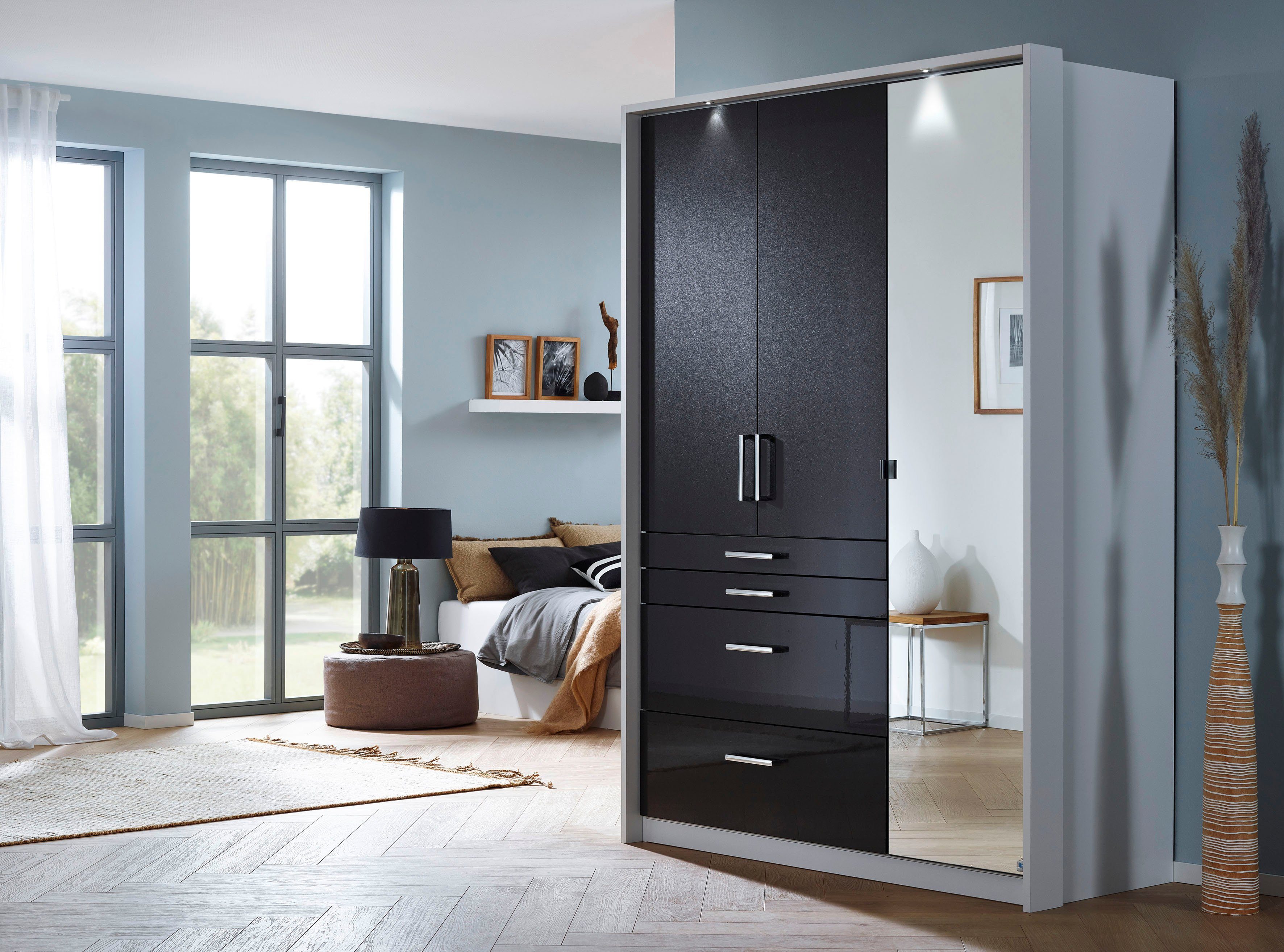 rauch Draaideurkast Kledingkast kast garderobe garderobekast topseller HOMBURG inclusief passe-partout, bovenste lade met indeling made in germany