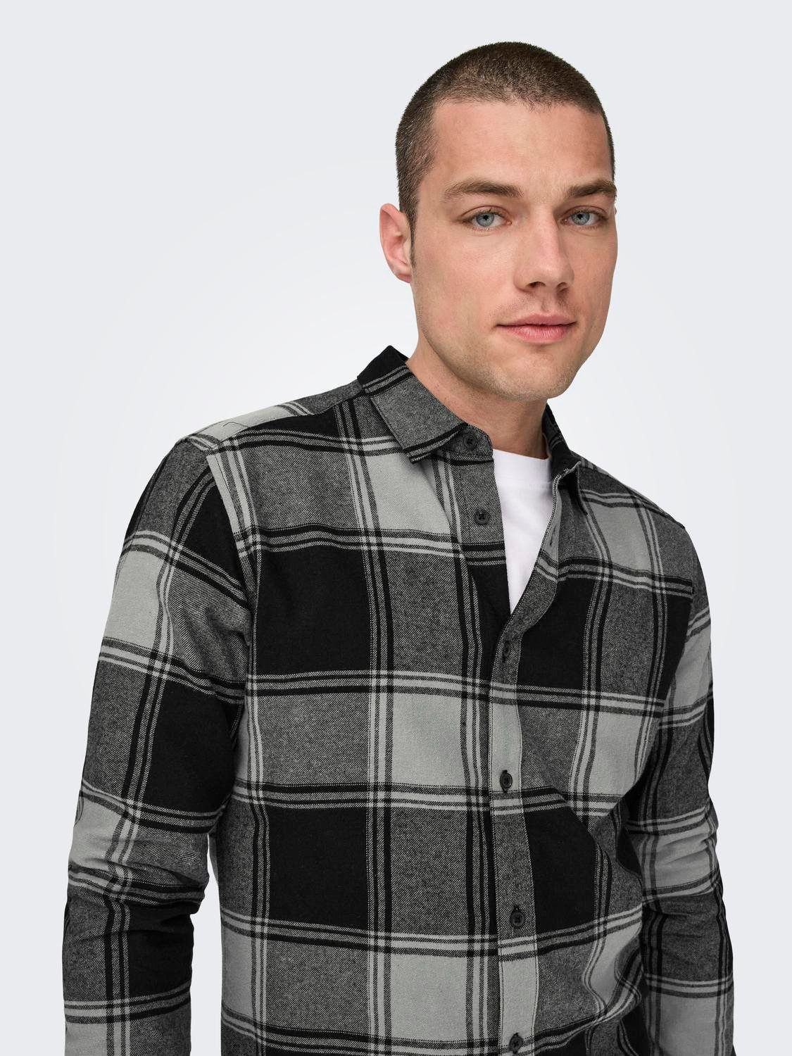 ONLY & SONS Geruit overhemd ONSGUDMUND LS CHECKED SHIRT NOOS