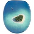 sanilo toiletzitting dream island met soft-closemechanisme blauw