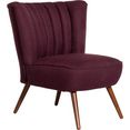 max winzer fauteuil aspen in een retro-look paars