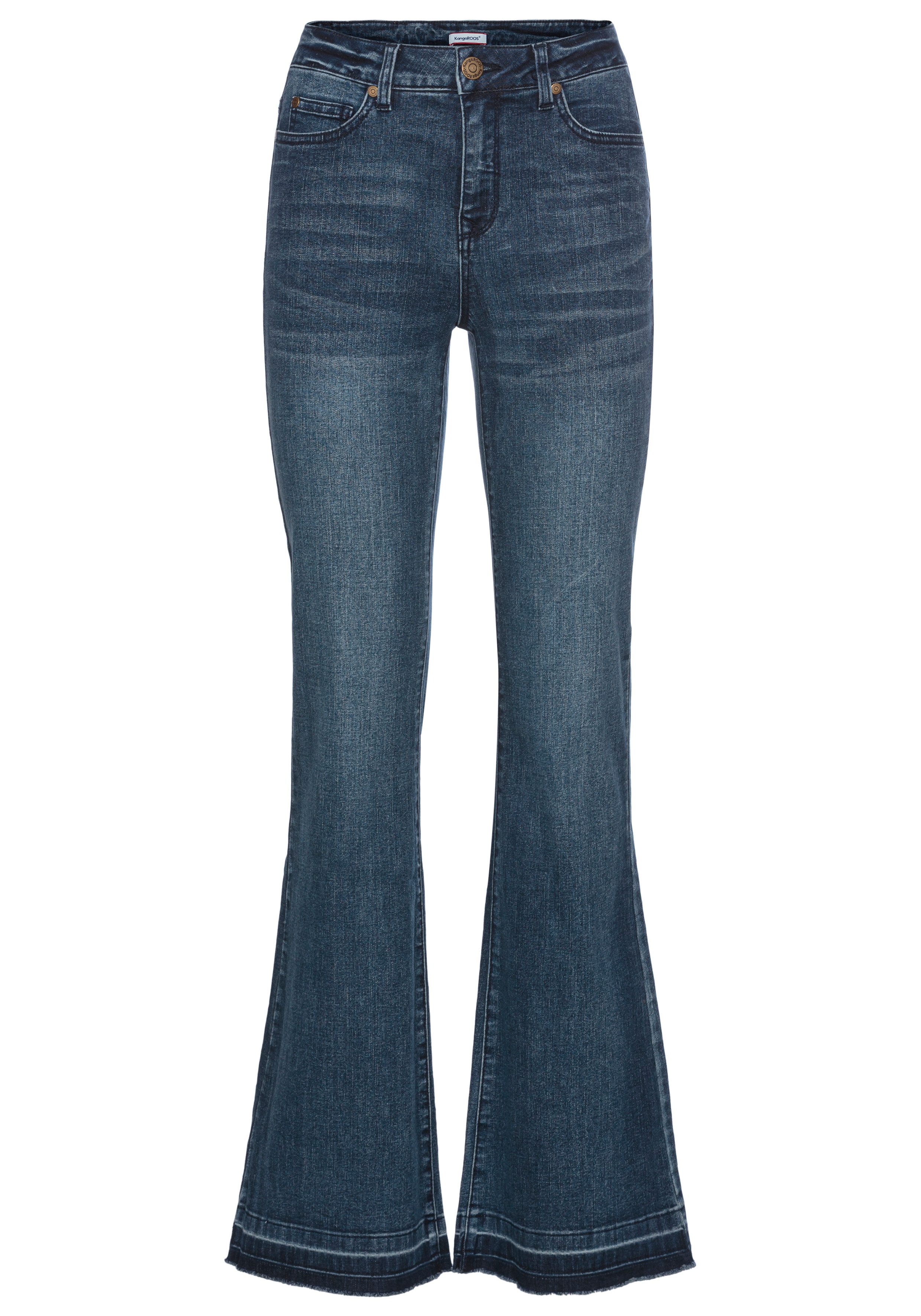 KangaROOS Wijde jeans Flare wijde jeans met hoge taille
