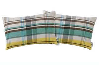 Tom Tailor Sierkussen Cosy New Check (2 stuks)