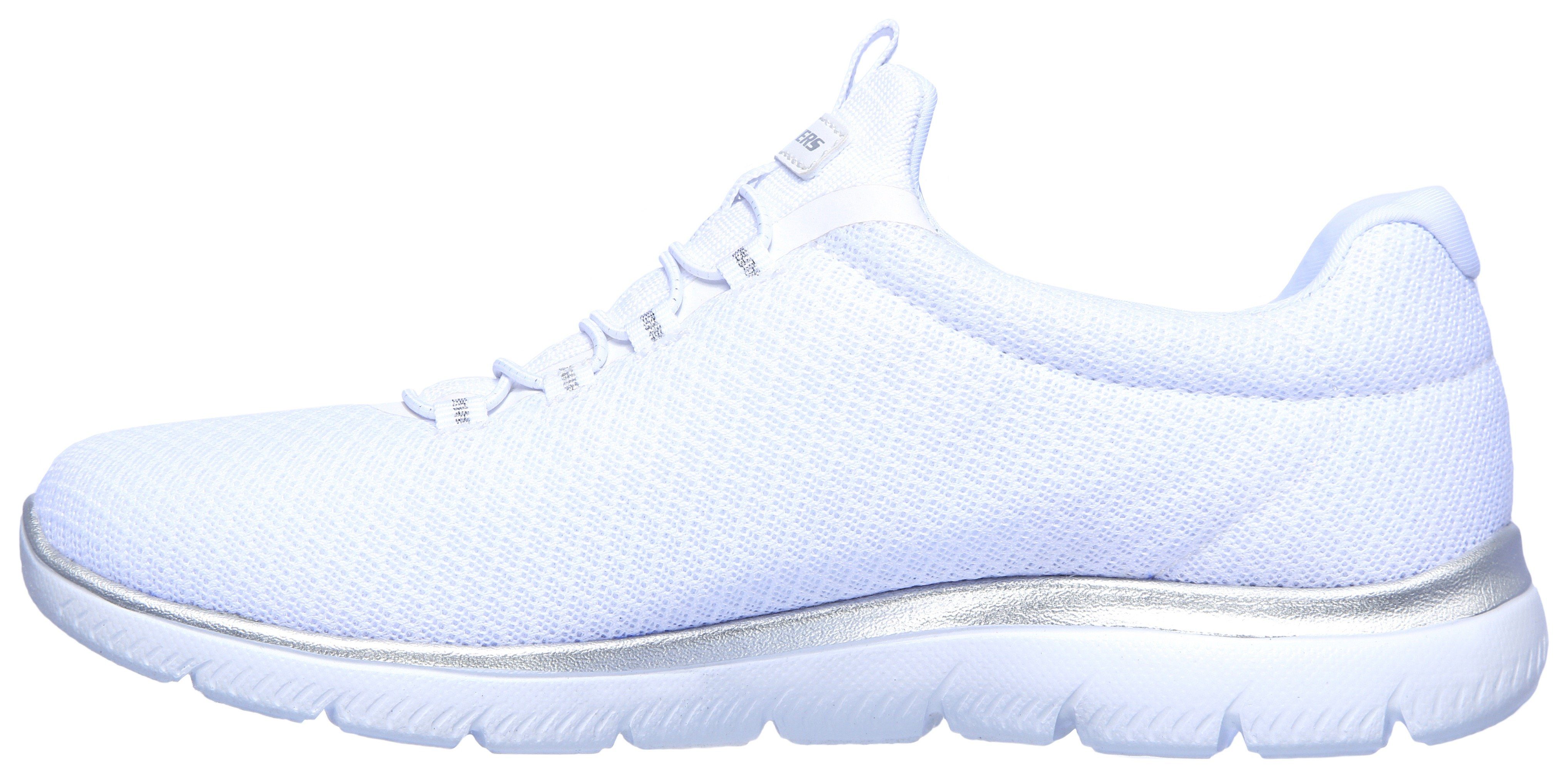 Skechers Slip-on sneakers Summits Vrijetijdsschoen, comfortabele schoen met schokabsorberende tussenzool