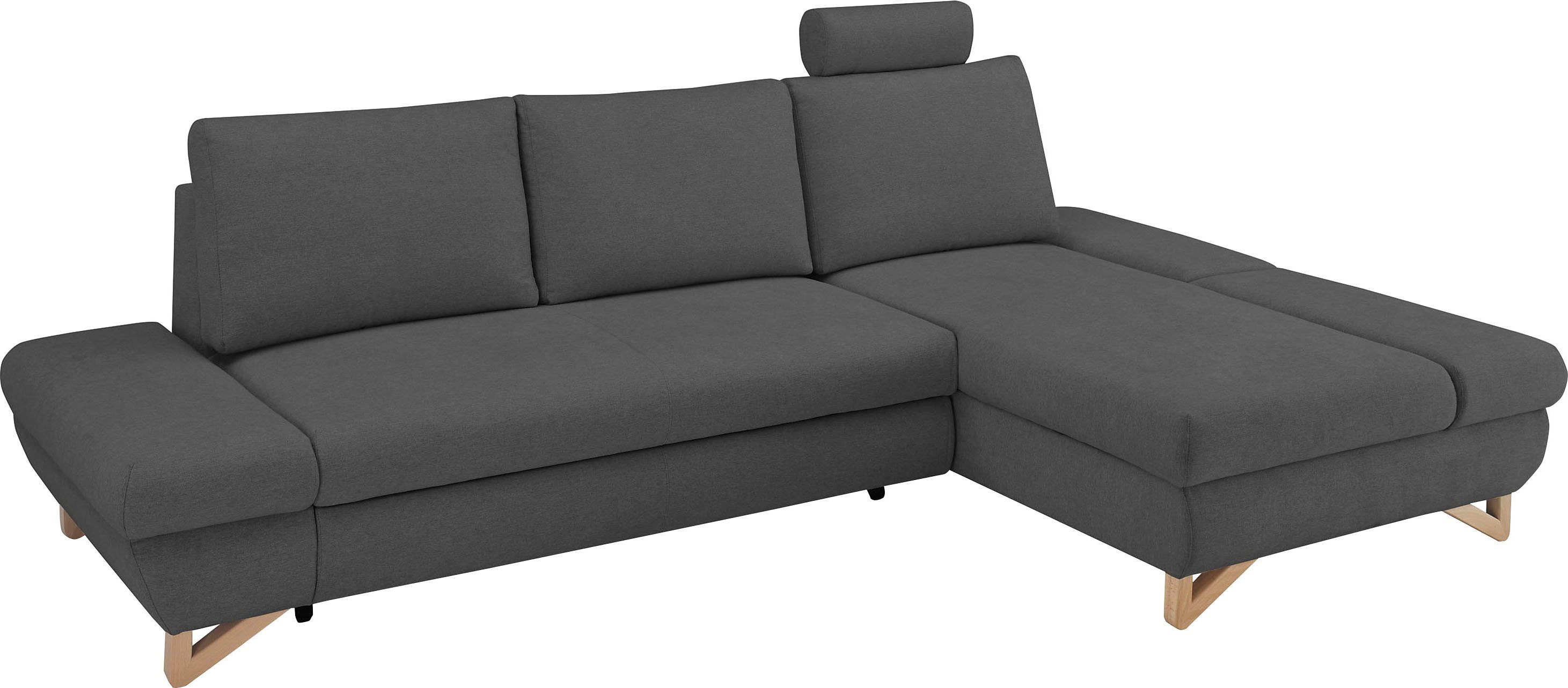 INOSIGN Slaapbank City/Giron comfortabele slaapbank (ligoppervlak 245 x 138 cm) en bedlade