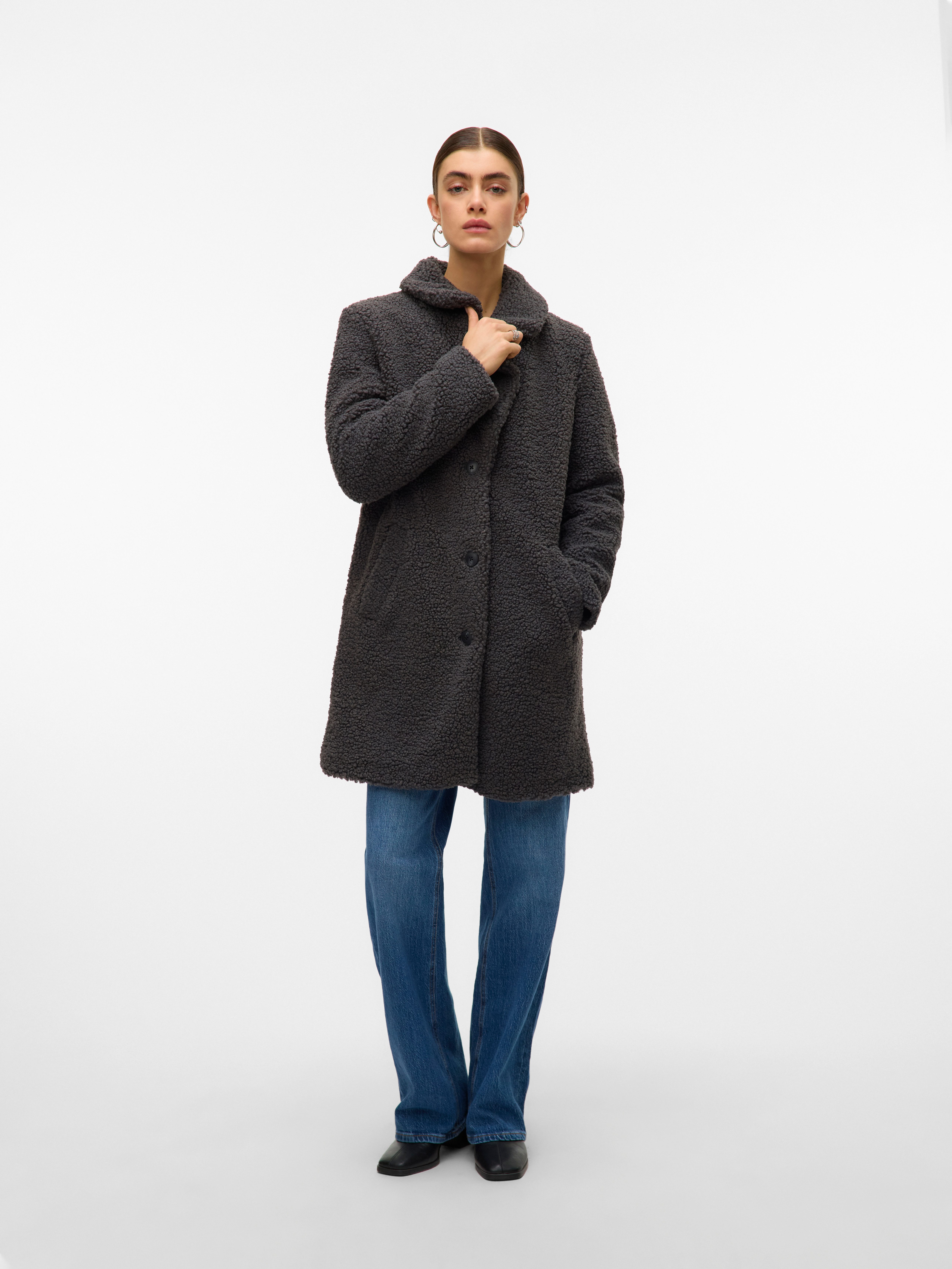 Vero Moda Korte jas VMKYLIE TEDDY COAT GA BOO