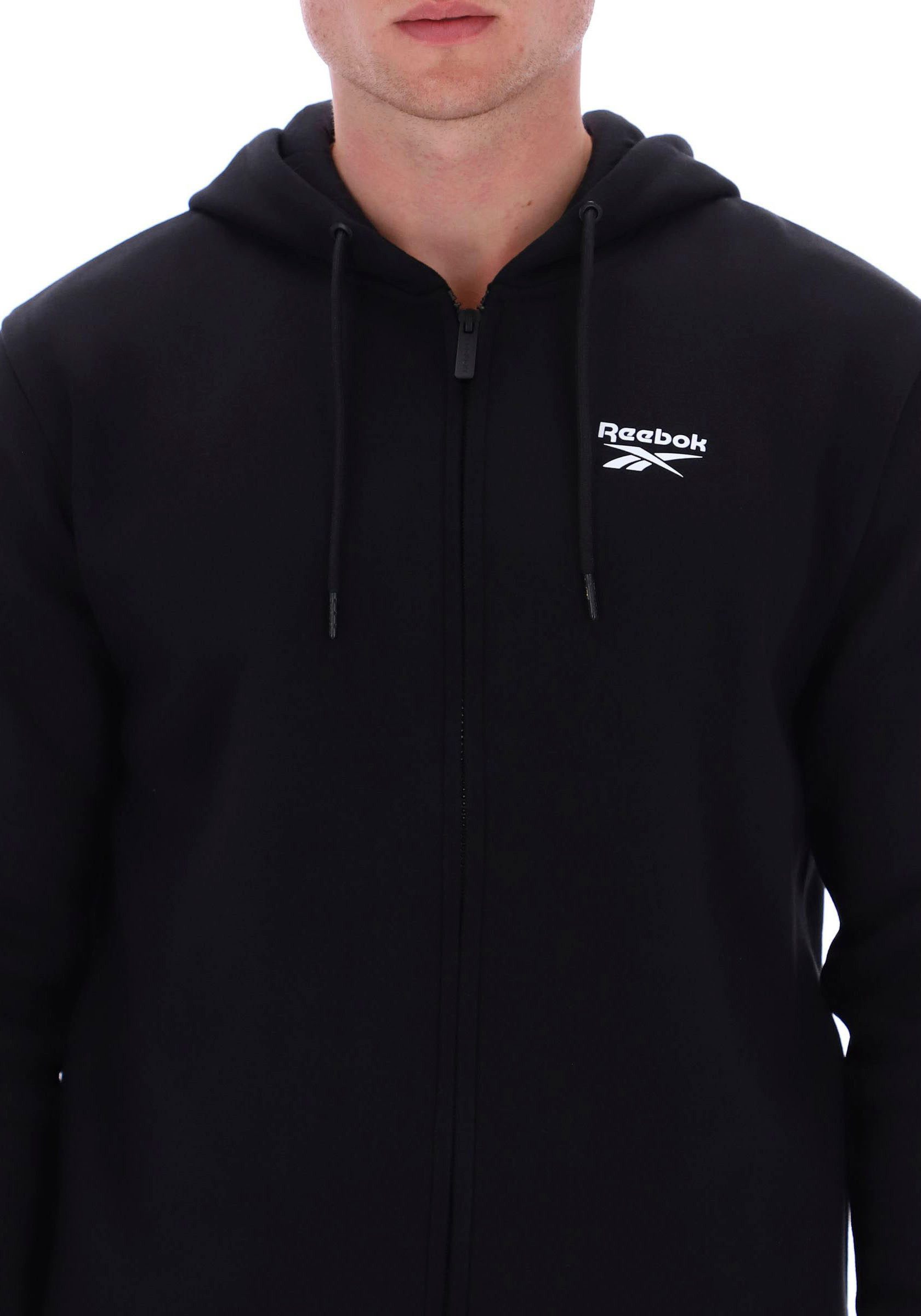 Reebok Capuchonsweatvest COLTON SMALL LOGO ZIP THROUGH HOODY (1-delig)