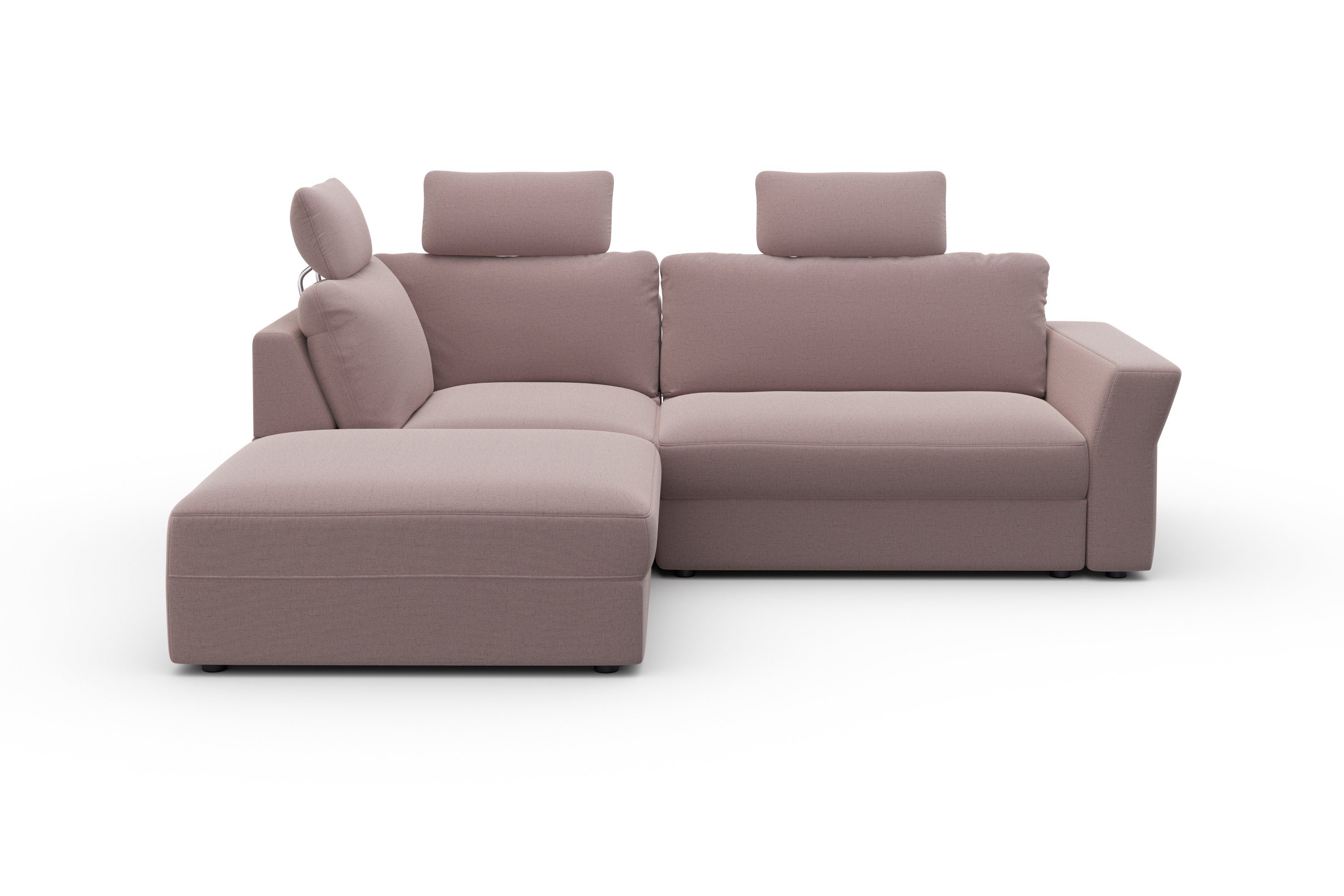 sit&more Hoekbank Cadabra L-vorm Breedte 243 cm, inclusief zitdiepteverstelling