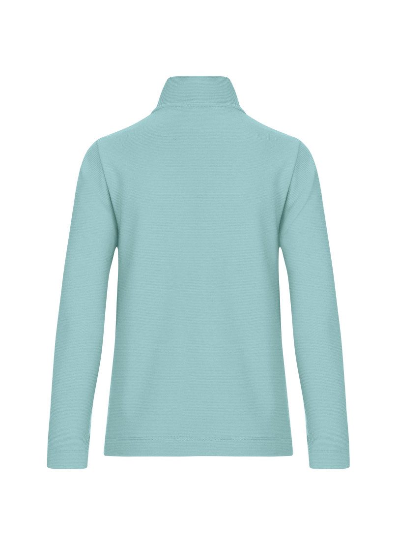 Trigema Sweatvest TRIGEMA jas met fonkelende strassteentjes (1-delig)