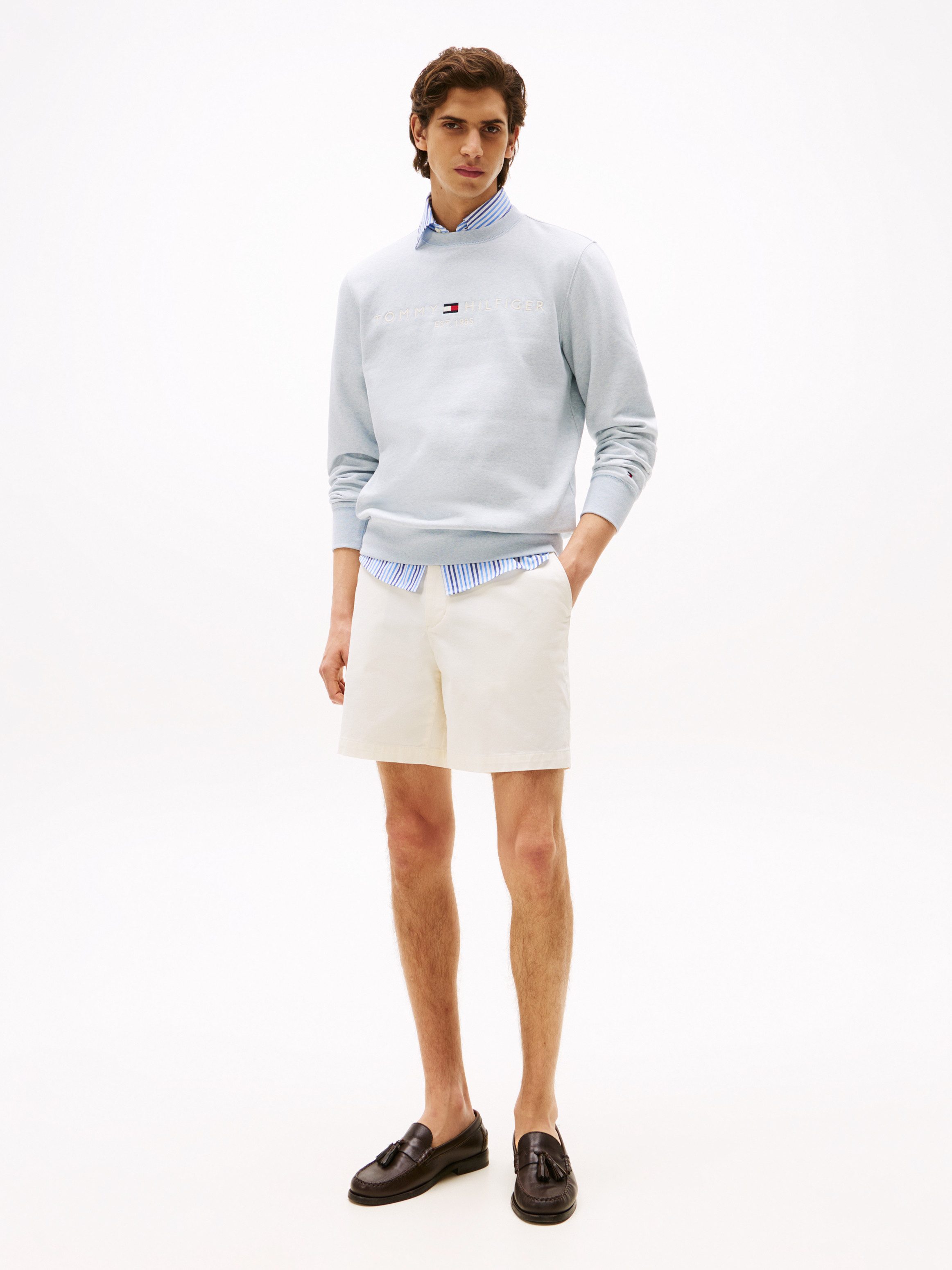 Tommy Hilfiger Sweatshirt TOMMY LOGO SWEATSHIRT met klassieke ronde hals
