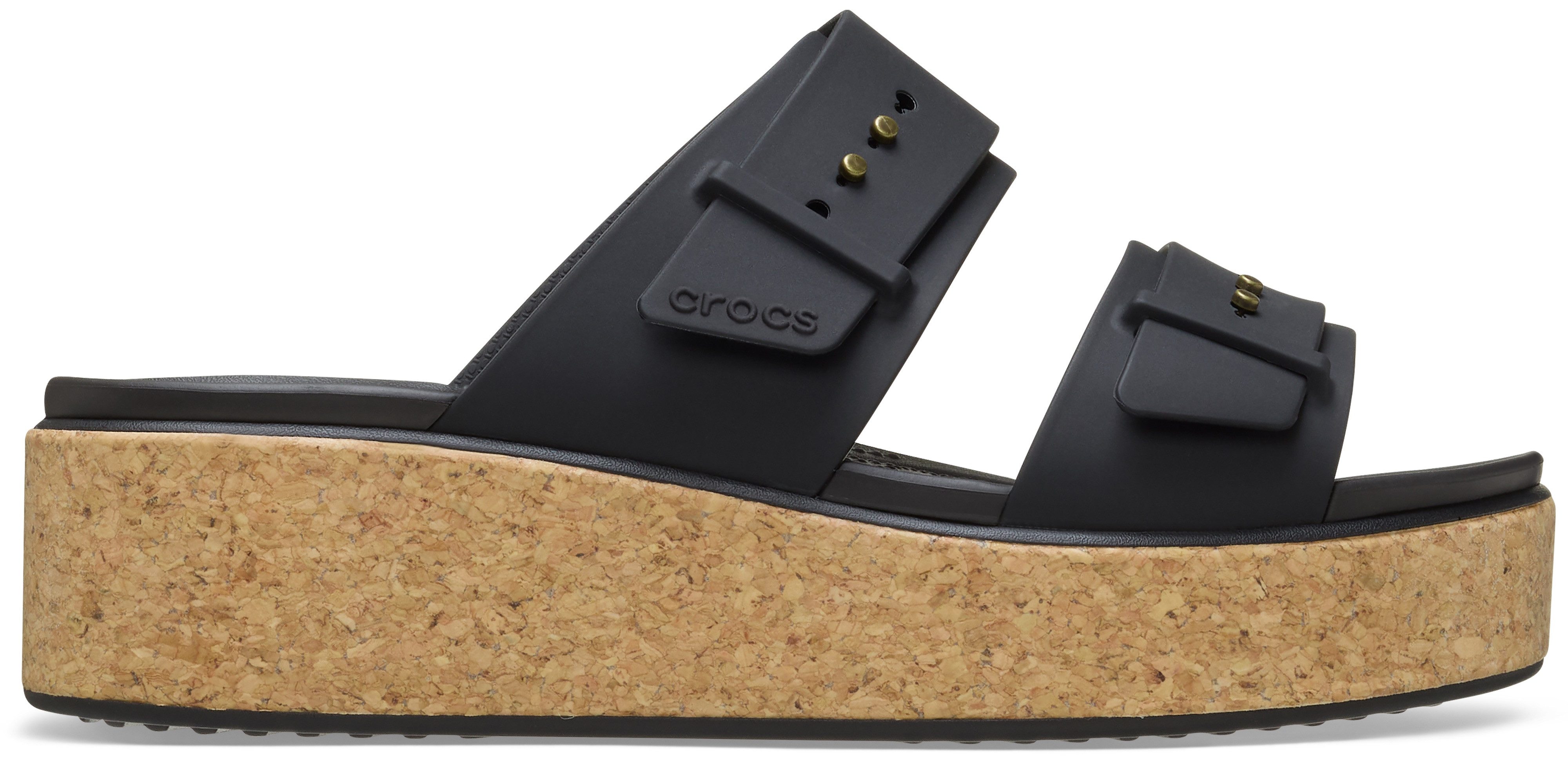 Crocs Sleehakmuiltjes Brooklyn Cork Buckle