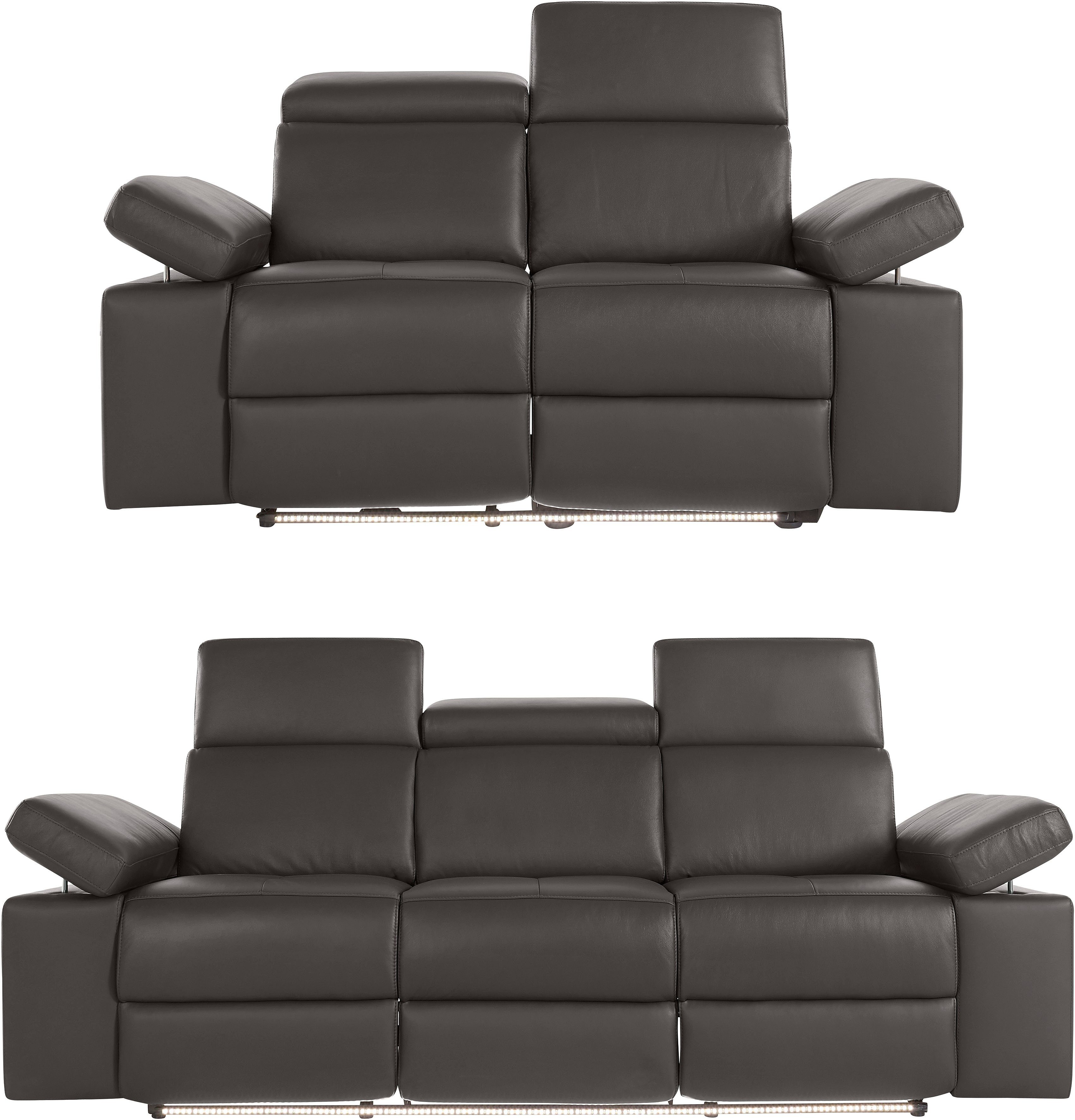 Places of Style Zithoek Kilado met relaxfunctie, verstelbare armleuning, verstelbare hoofdsteun