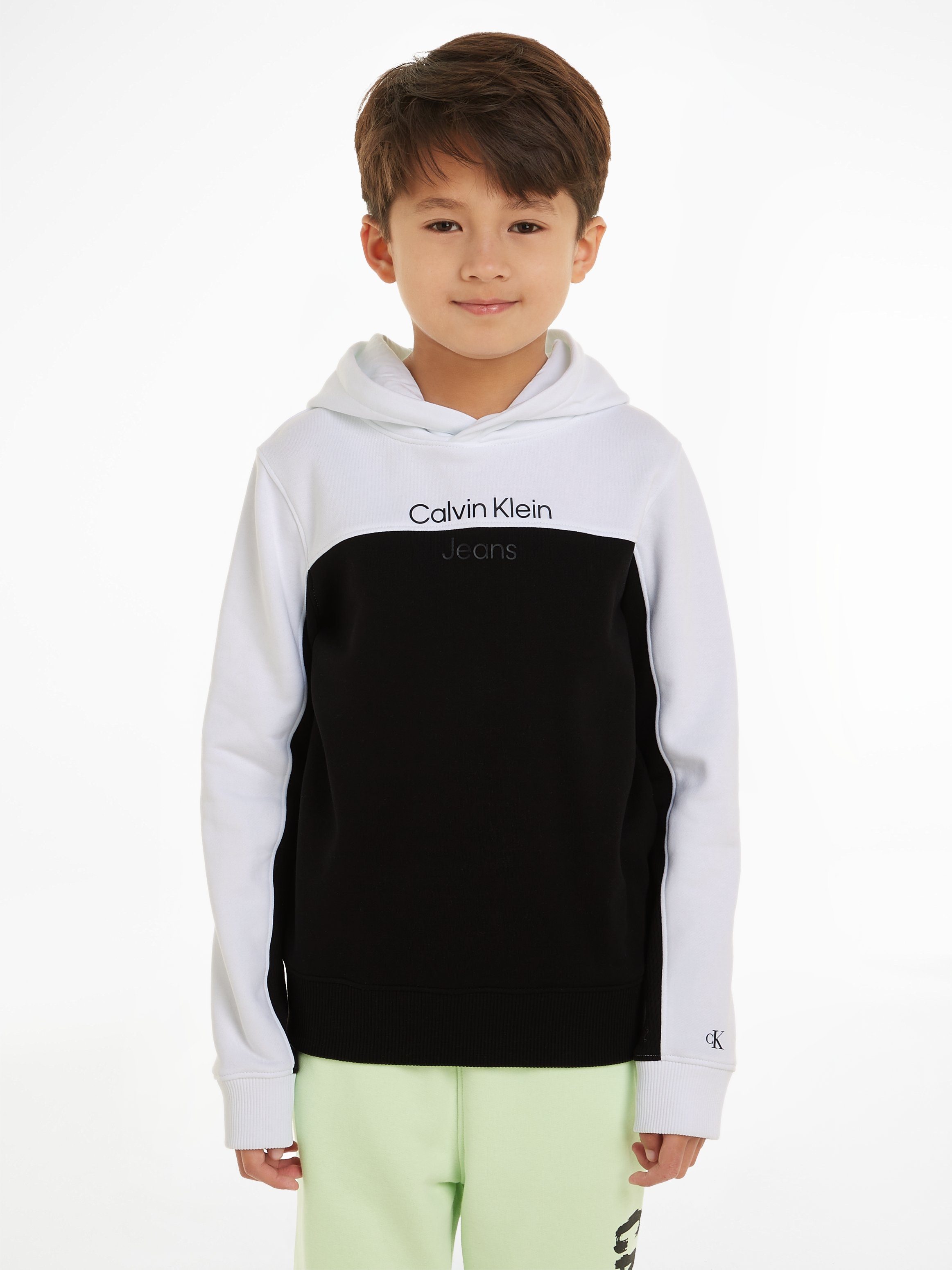 Calvin Klein Sweatshirt TERRY COLOR BLOCK REG. HOODIE