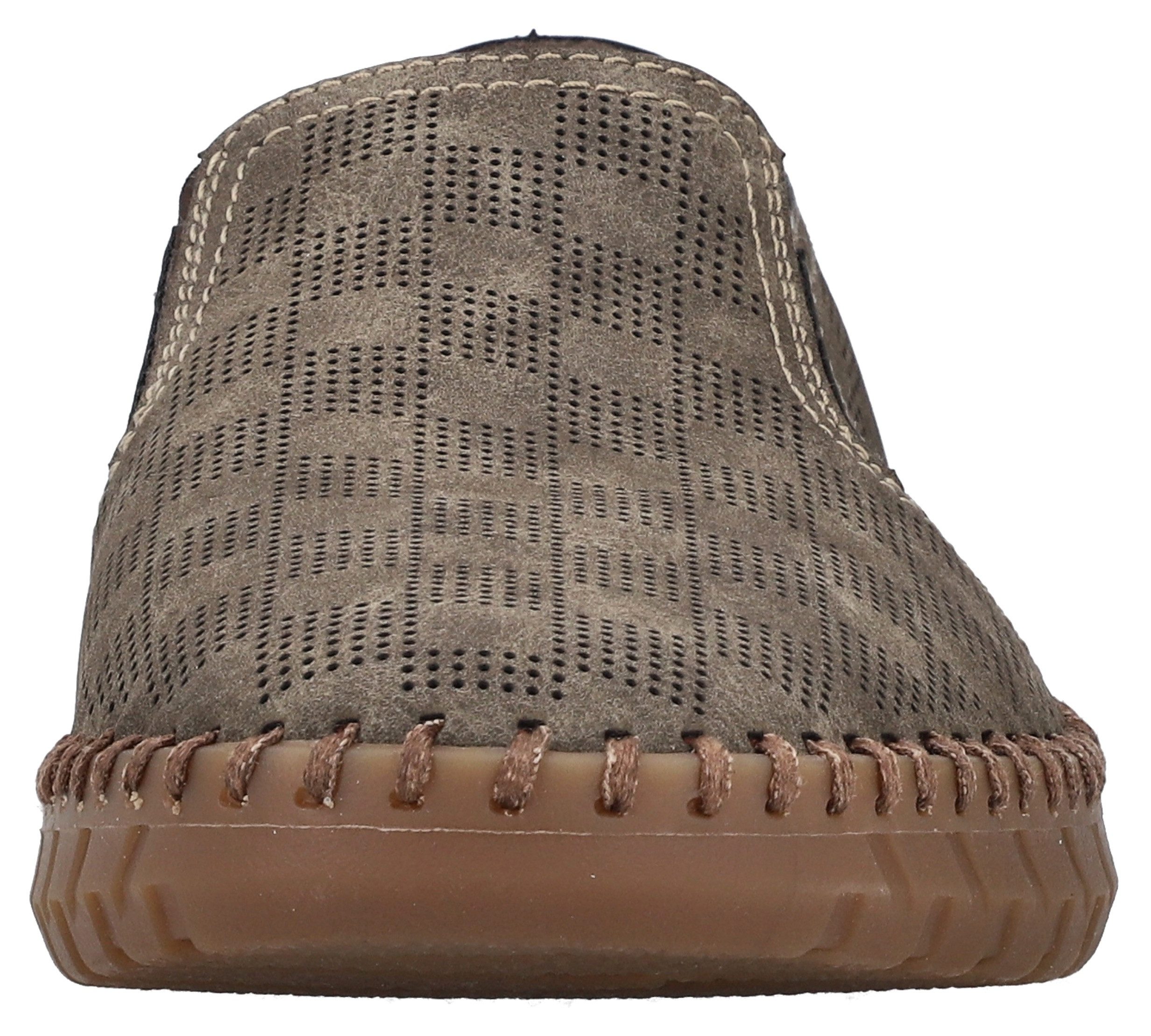 Rieker Instappers , loafer, instapschoen, casual slipper met kleine stretch-inzetten