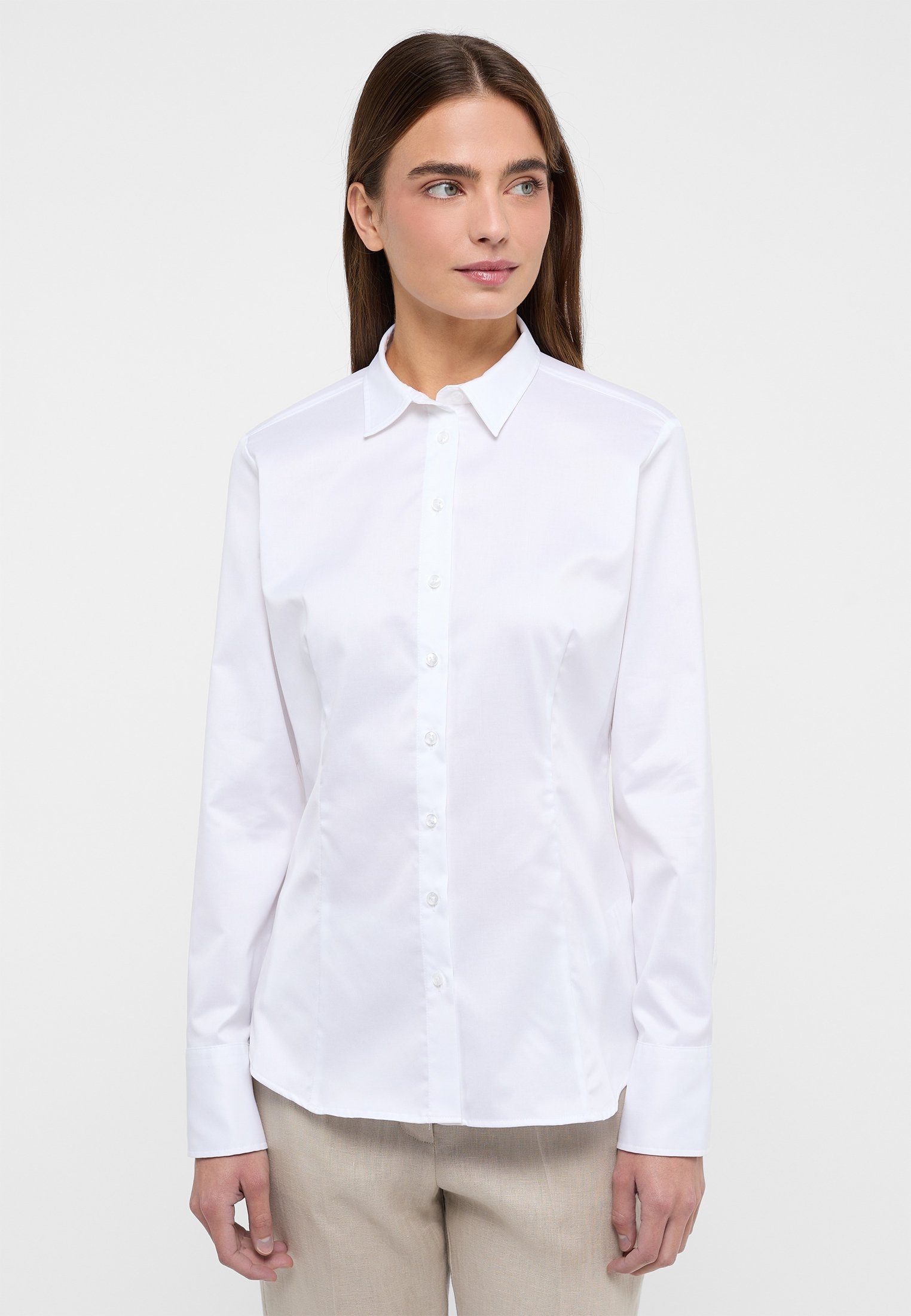 NU 21% KORTING: Eterna blouse met lange mouwen MODERN CLASSIC