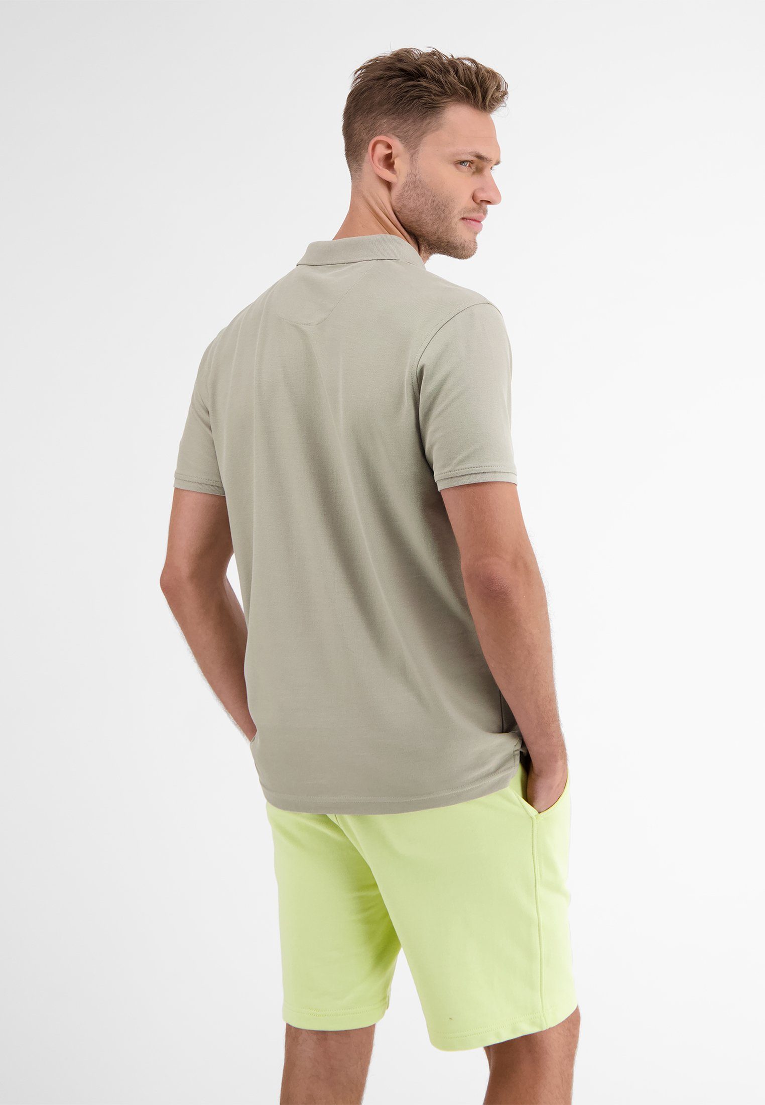Lerros Poloshirt LERROS klassieke polostijl in *Cool & Dry* piquékwaliteit