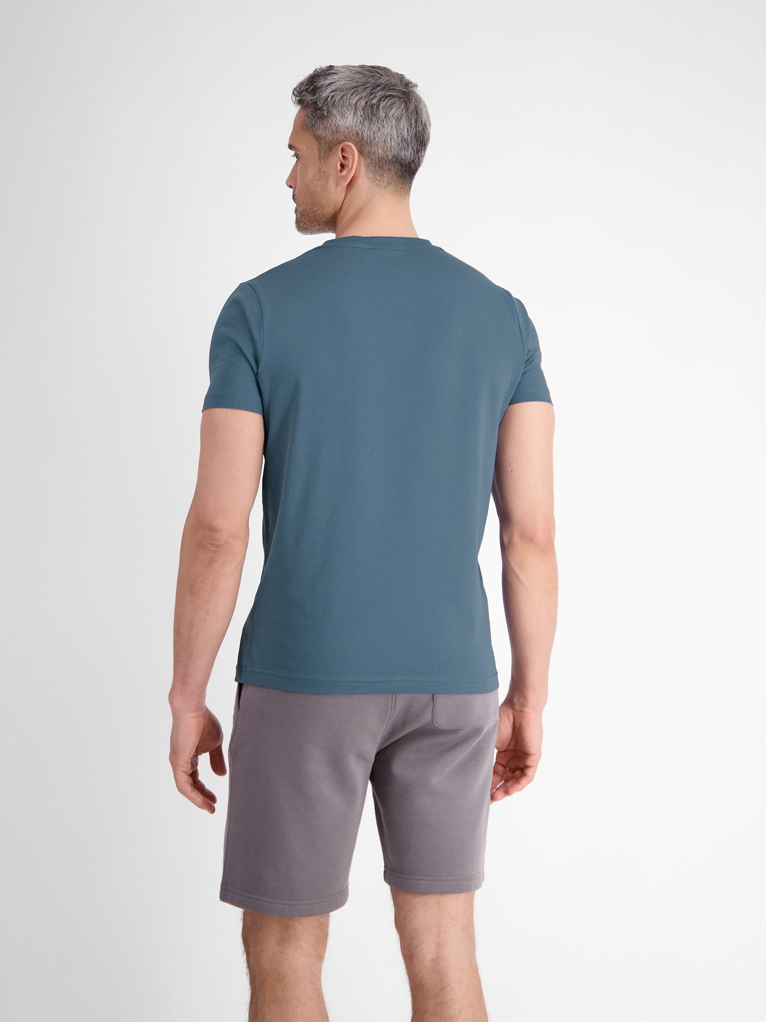 Lerros T-shirt LERROS effen T-shirt met print