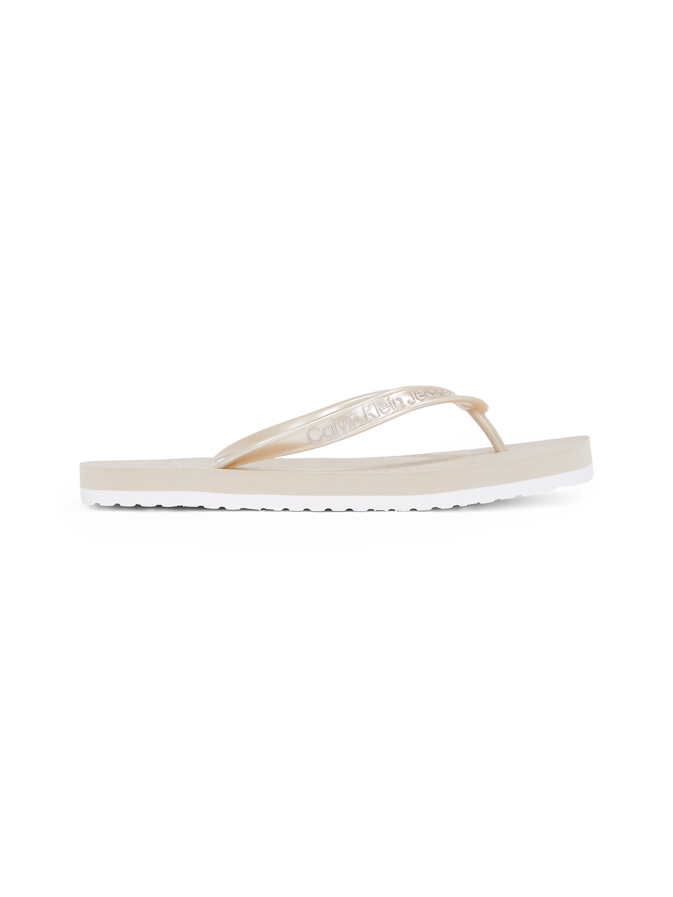 Calvin Klein Teenslippers THONG+ TPU METALLIC