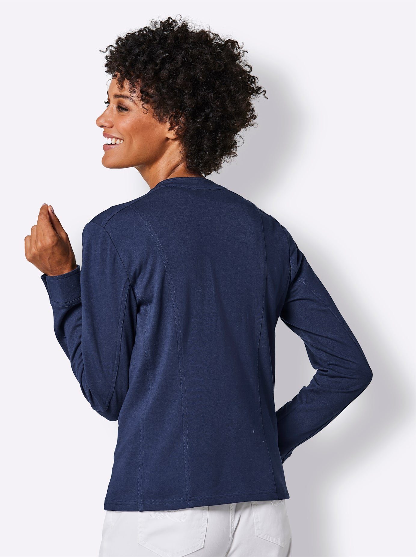 CREATION L PREMIUM Shirtjasje Modal-katoenen shirtjack (1-delig)