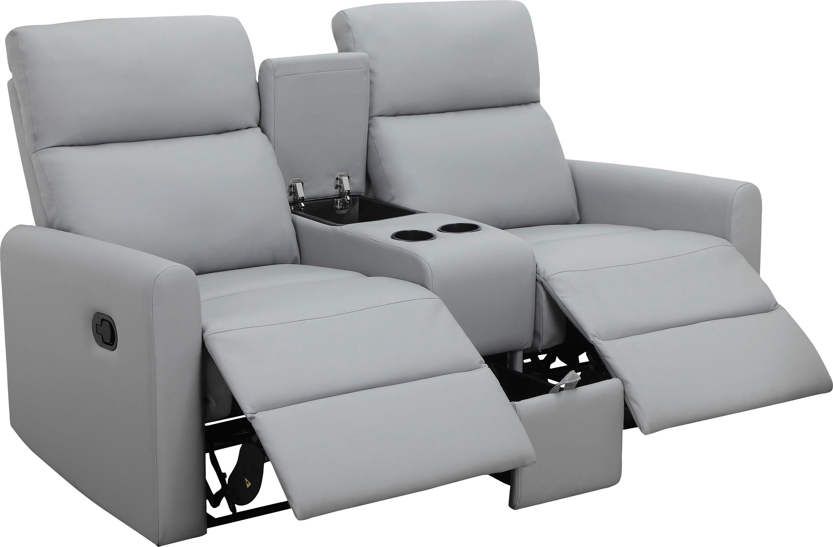 Home affaire 2-zitsbank Daoulas, 2-zits bioscoopbank, TV-fauteuil, multimedia bank
