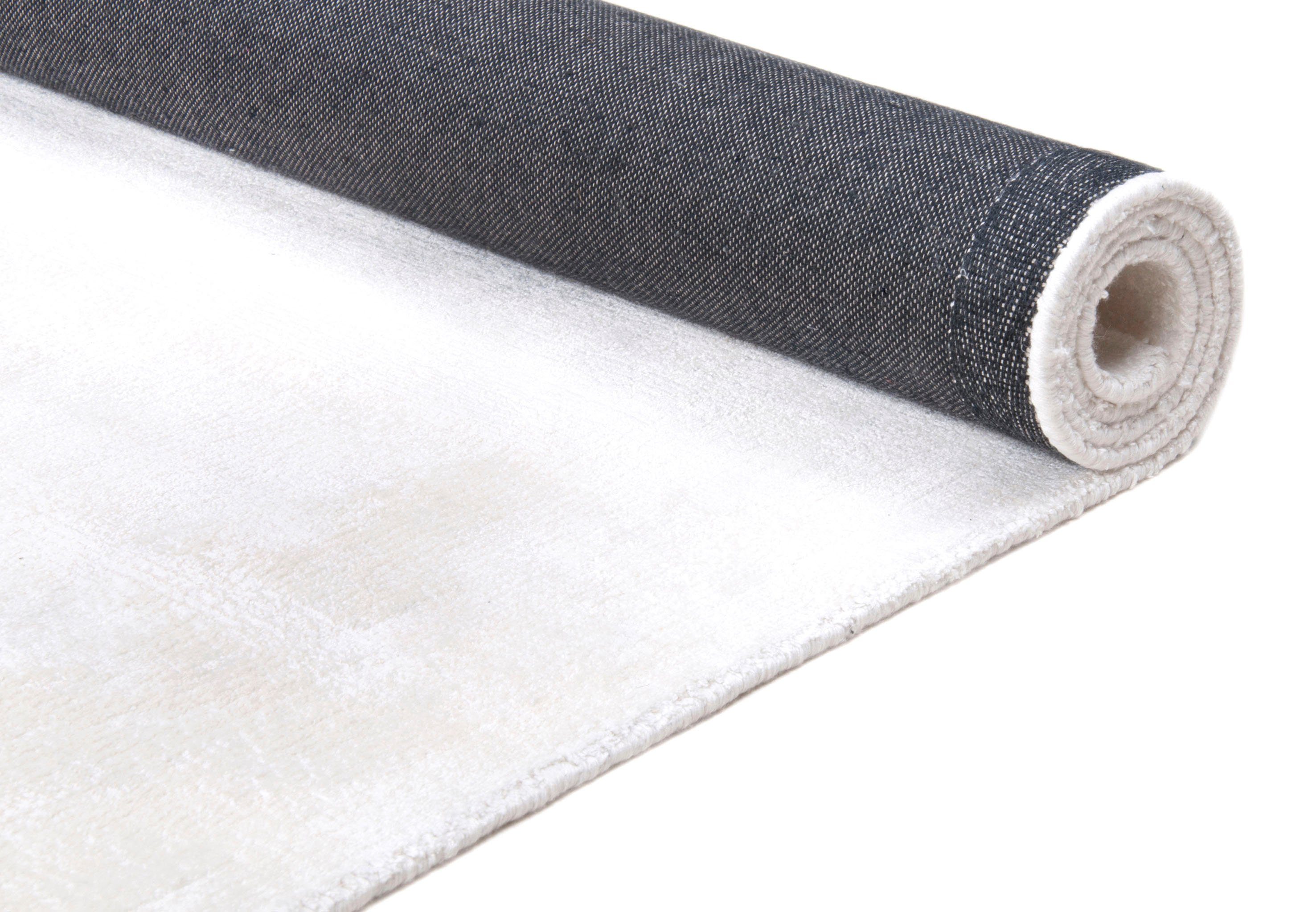 TOM TAILOR HOME Vloerkleed Shine uni Handgeweven vloerkleed, 100% viscose, met de hand geweven, met elegante glans