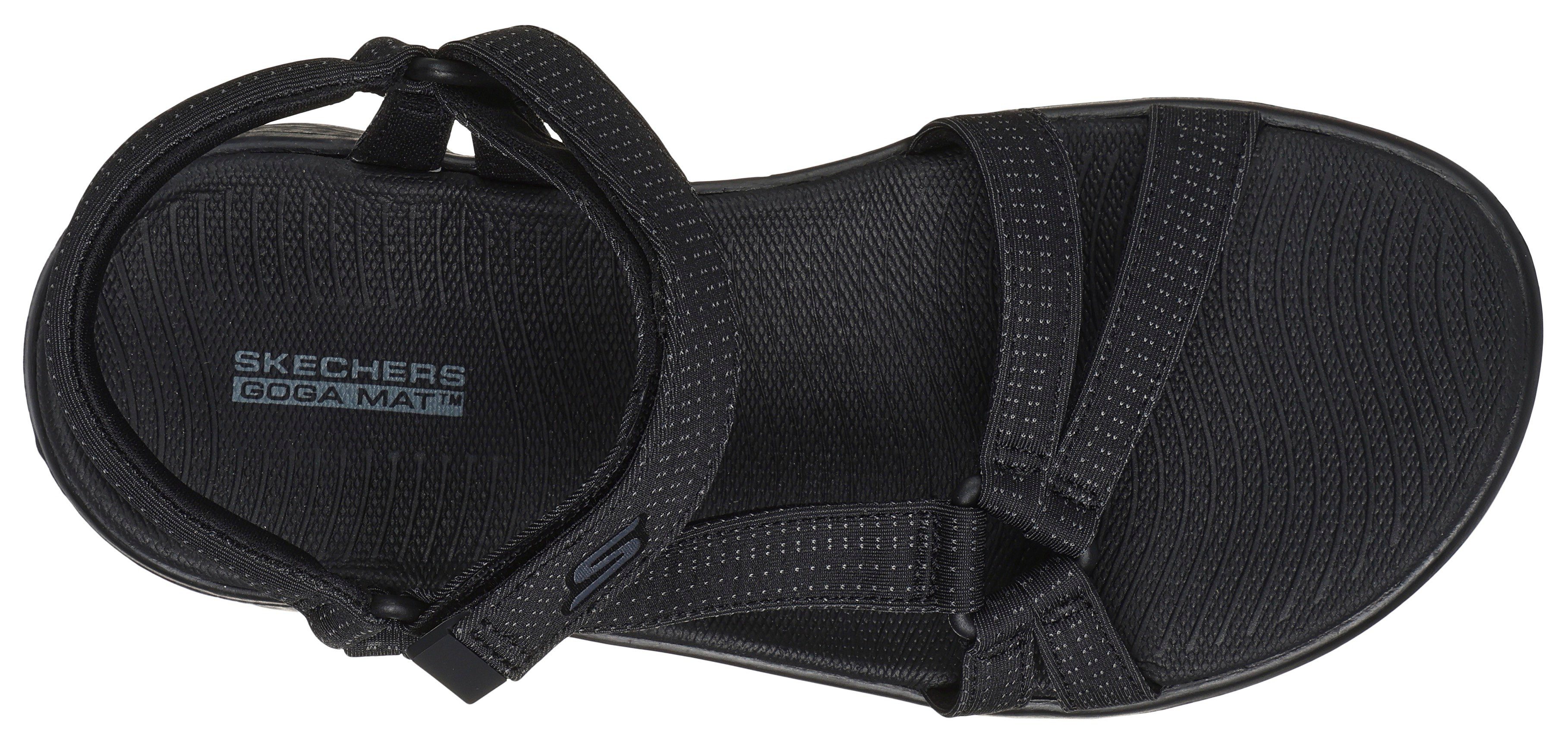 Skechers Sandalen GO WALK FLEX SANDAL-SUBLIME-X , zomerschoen, sandaal, klittenbandschoen, met goga mat voetbed
