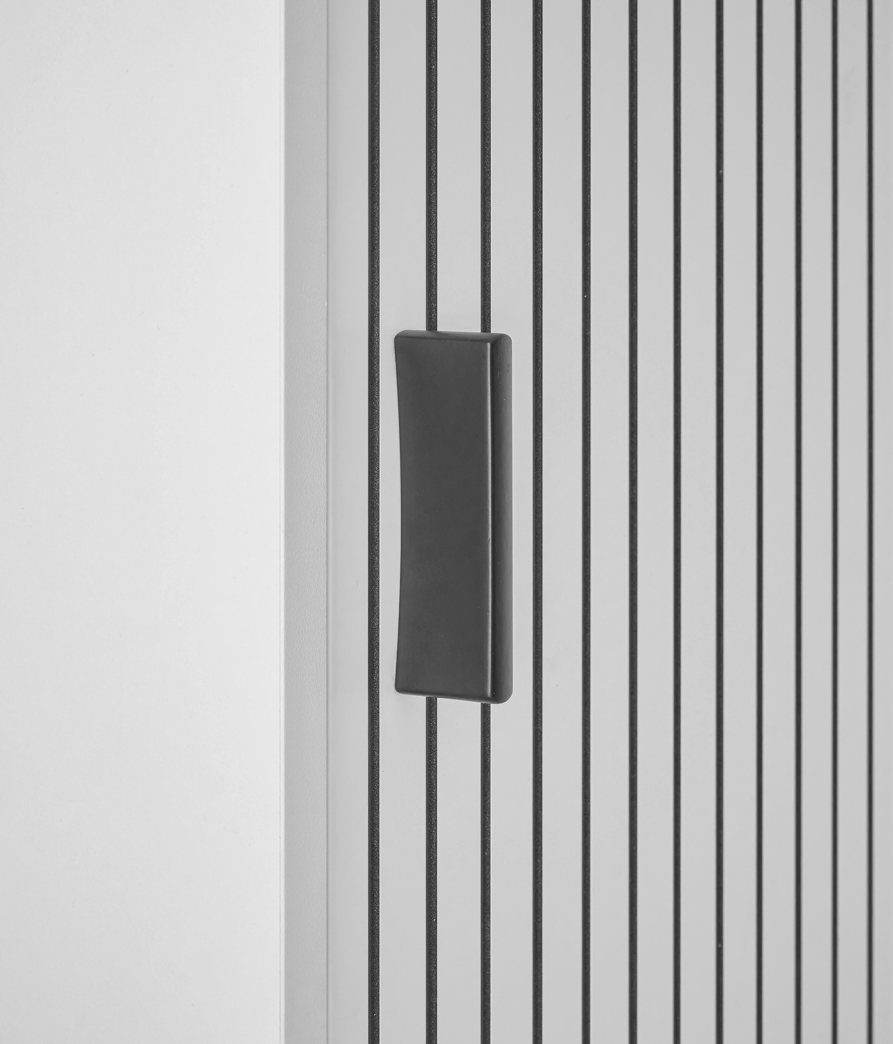 INOSIGN Hangkast Hudson in moderne trendkleur, handgrepen van metaal (zwart), hoogte 120 cm