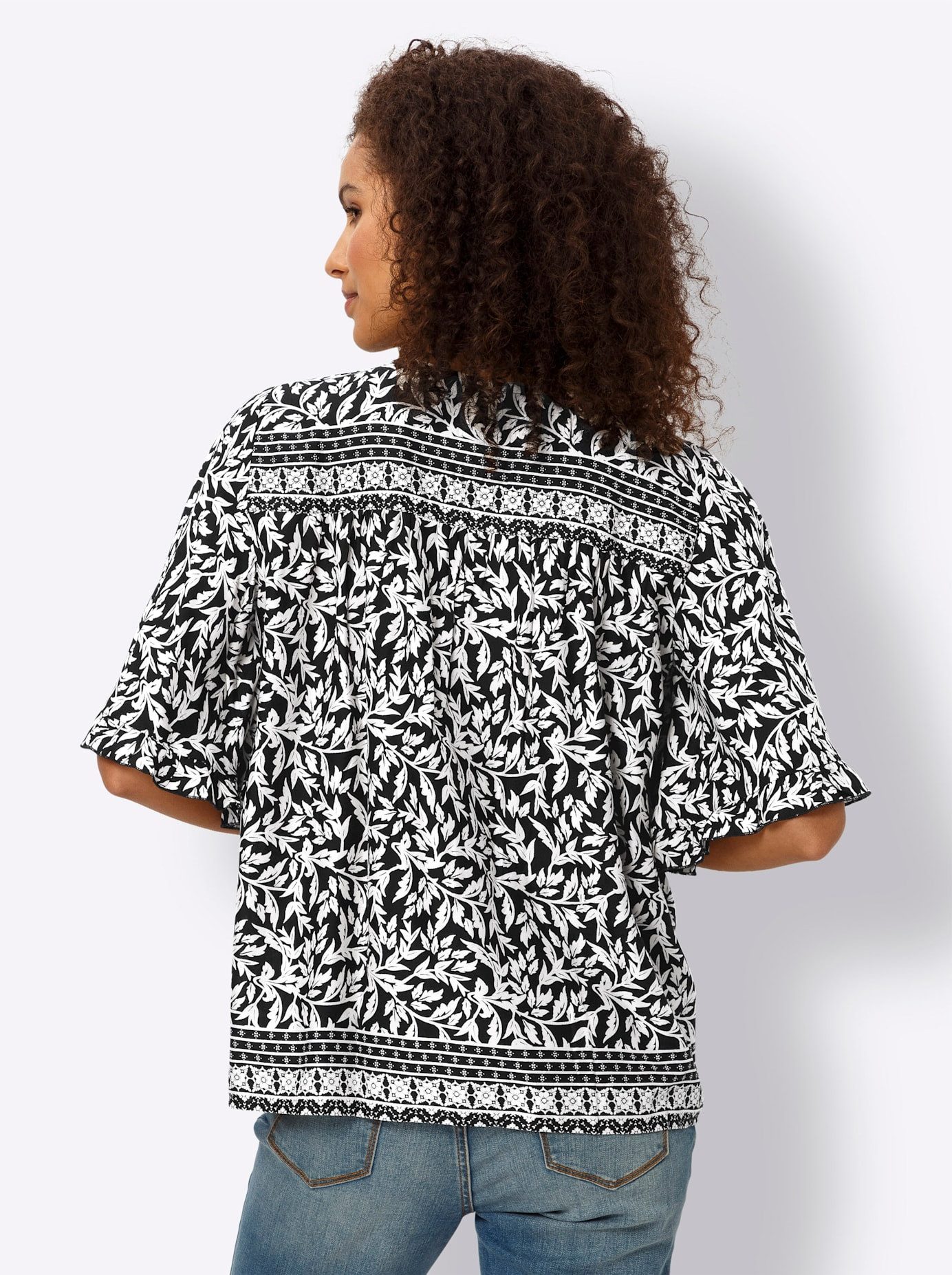 heine Blouse met korte mouwen