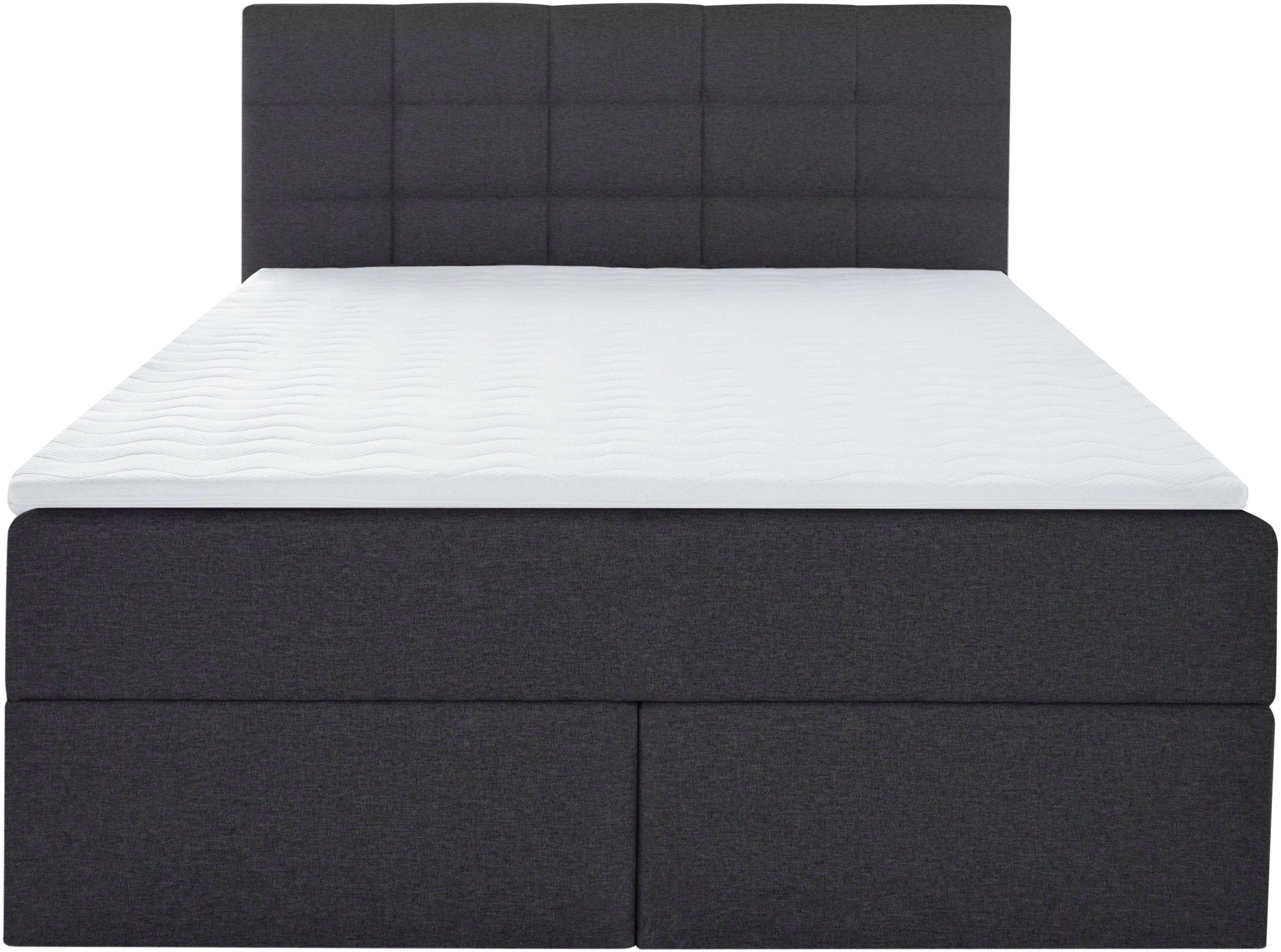 INOSIGN Boxspring OVALO optioneel met bedbox, verkrijgbaar in h2, h3 & h4