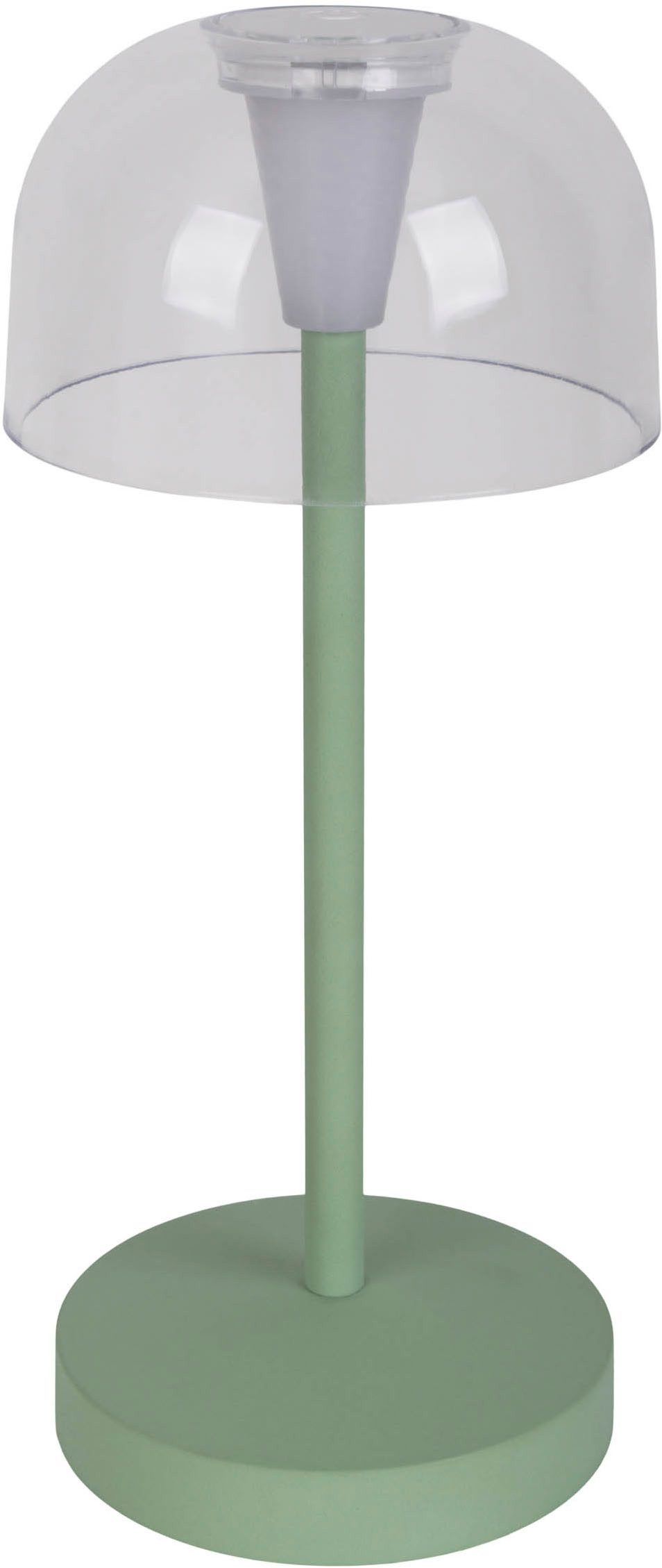 näve Led-tafellamp Gomba 18,5 cm 2-delig set, oplaadbaar, usb-kabel, geheugenfunctie, traploos dimbaar (2 stuks)