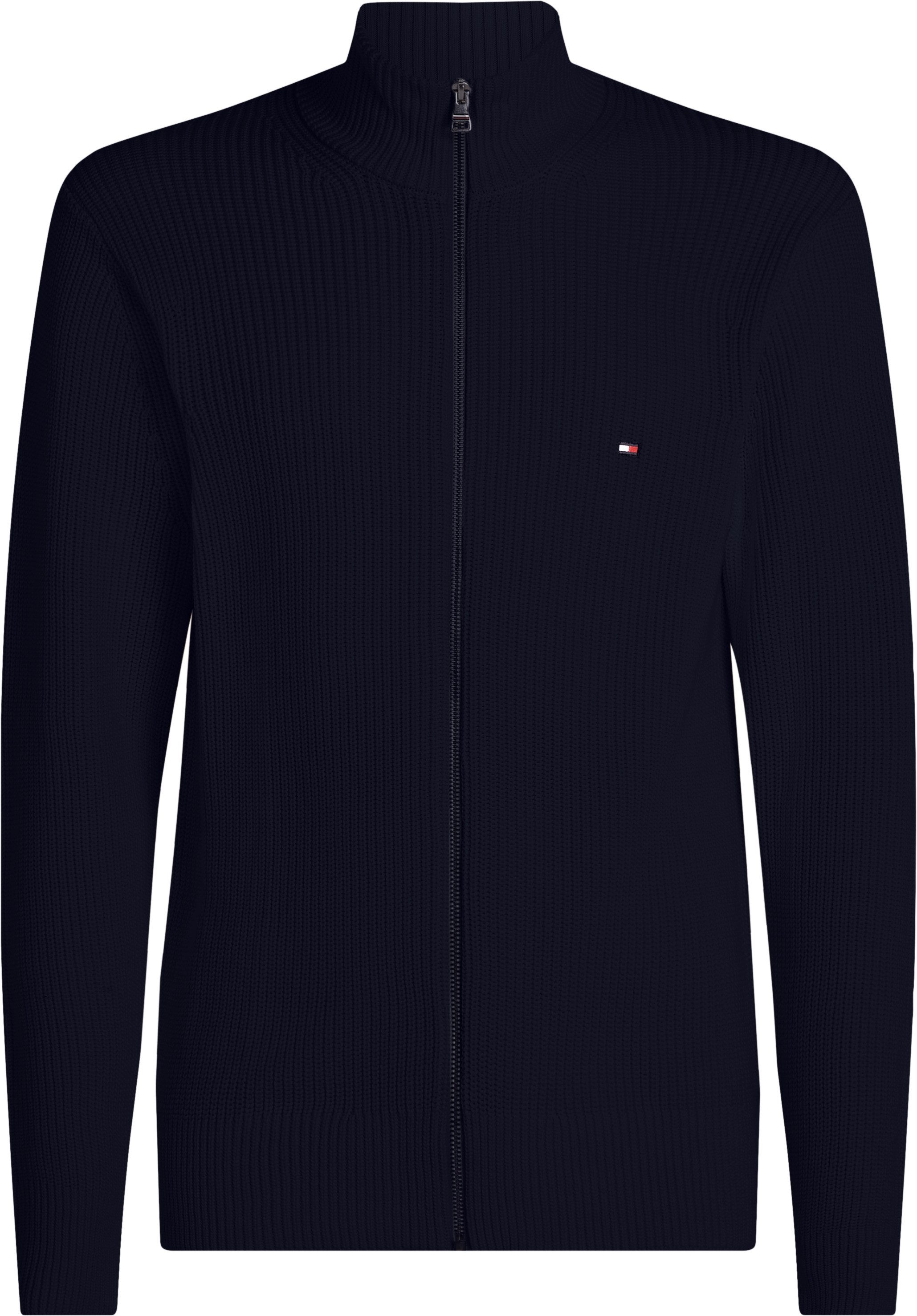 Tommy Hilfiger Vest RIB COTTON ZIP THROUGH