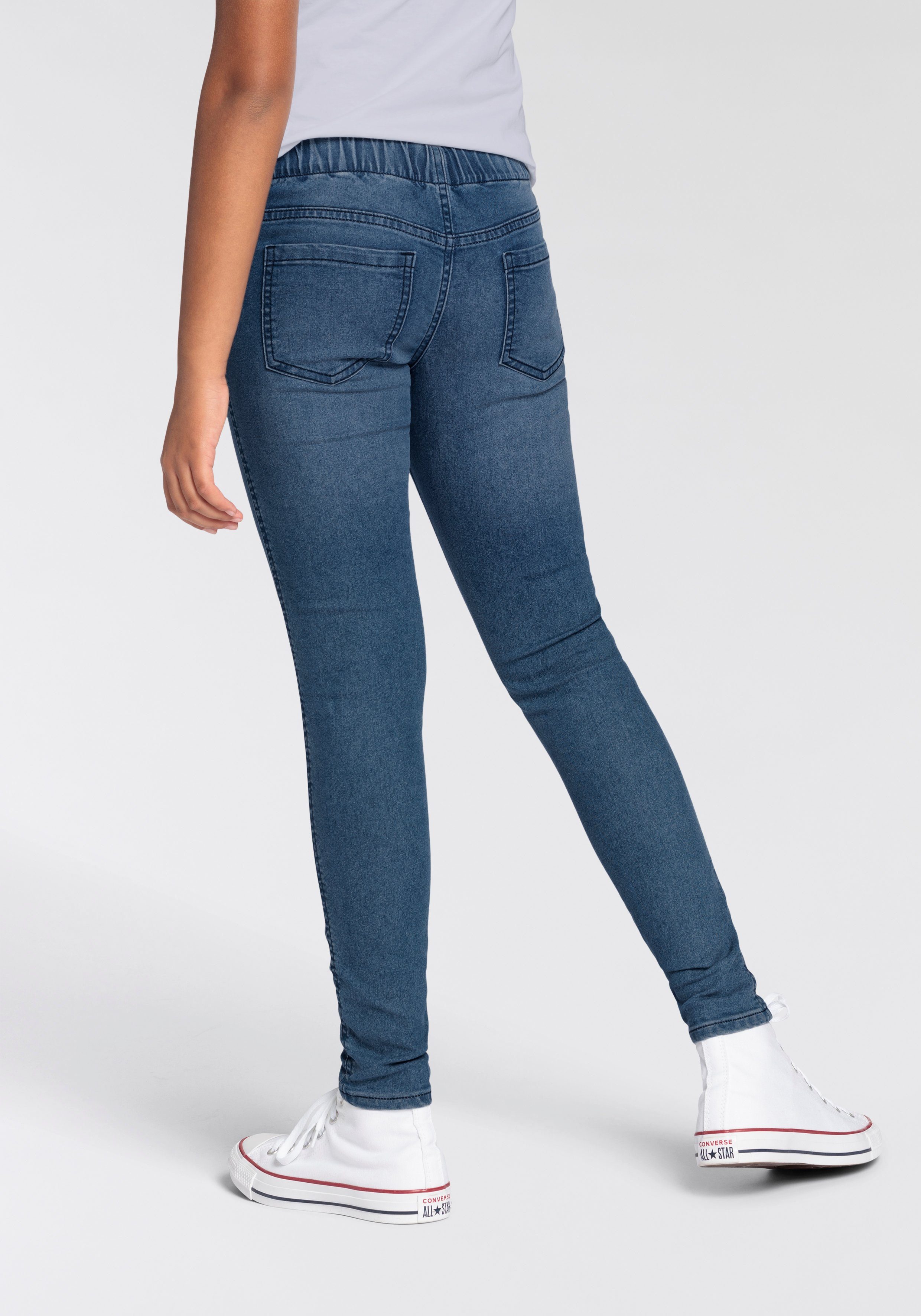 DELMAO Skinny fit jeans Voor meisjes smalle pijp, lage taillehoogte