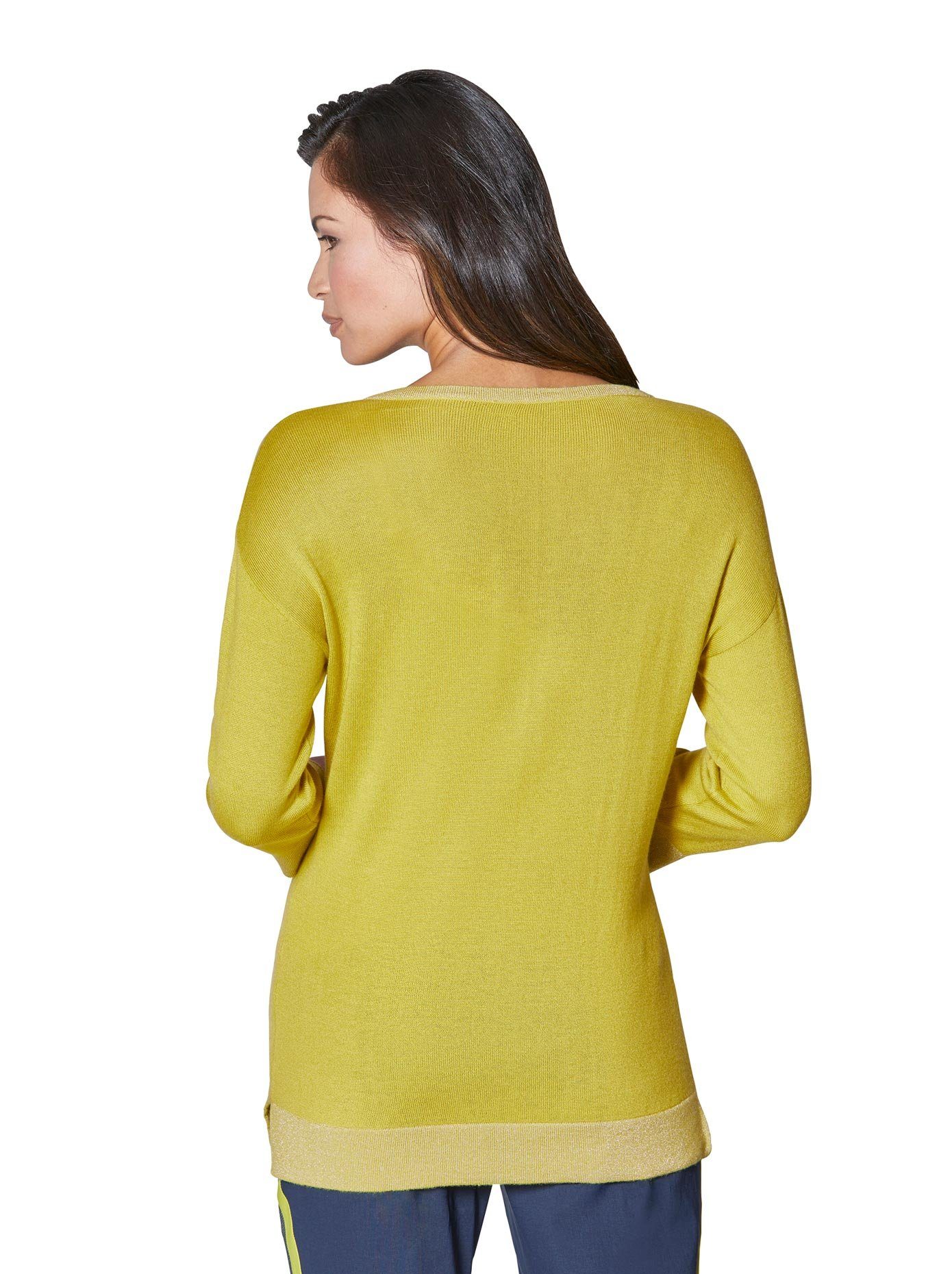 Creation L Trui met V-hals Trui van viscose-zijde