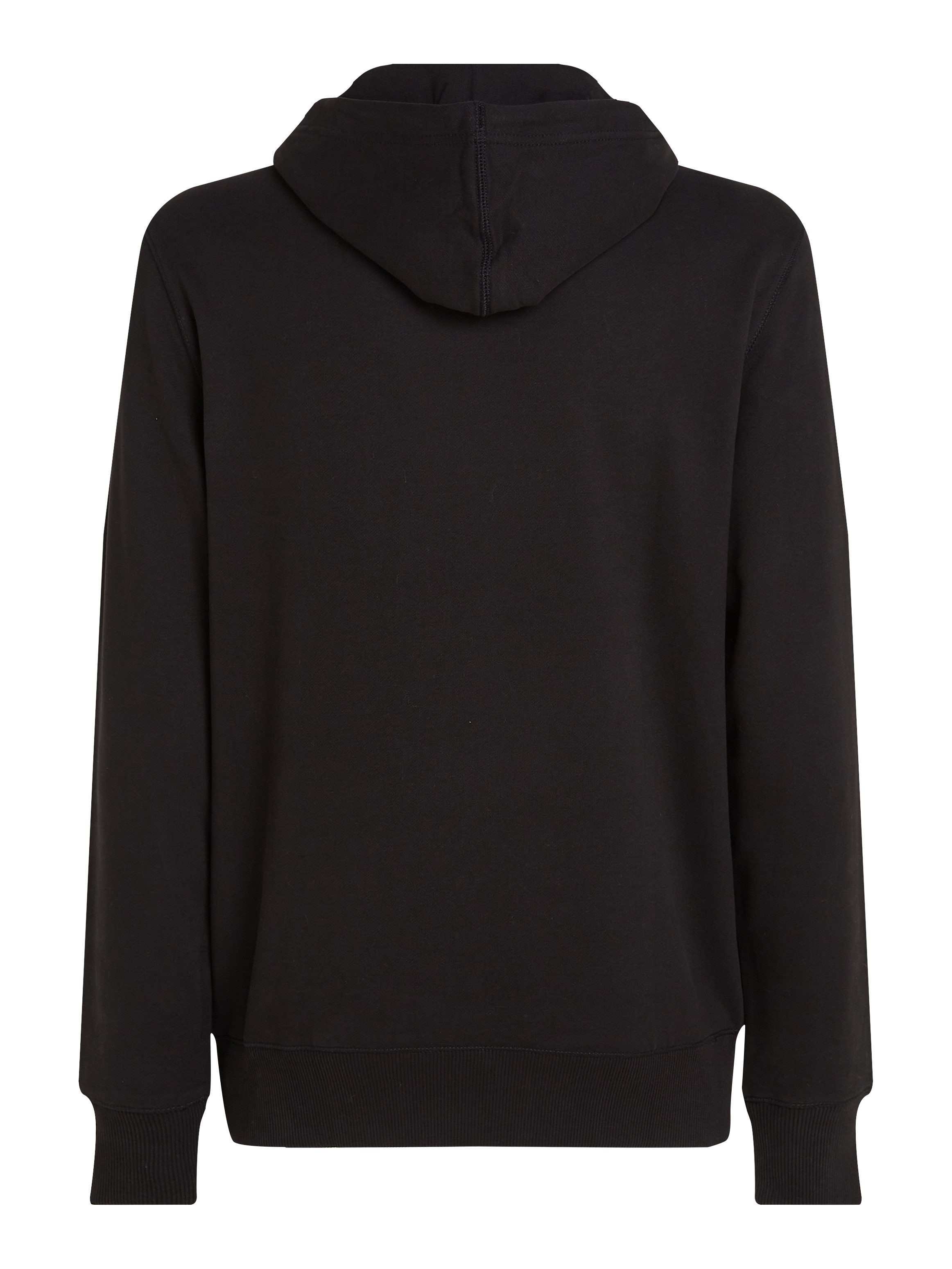 Calvin Klein Sweatshirt WOVEN LABEL HOODIE Kangoeroezak logoborduring