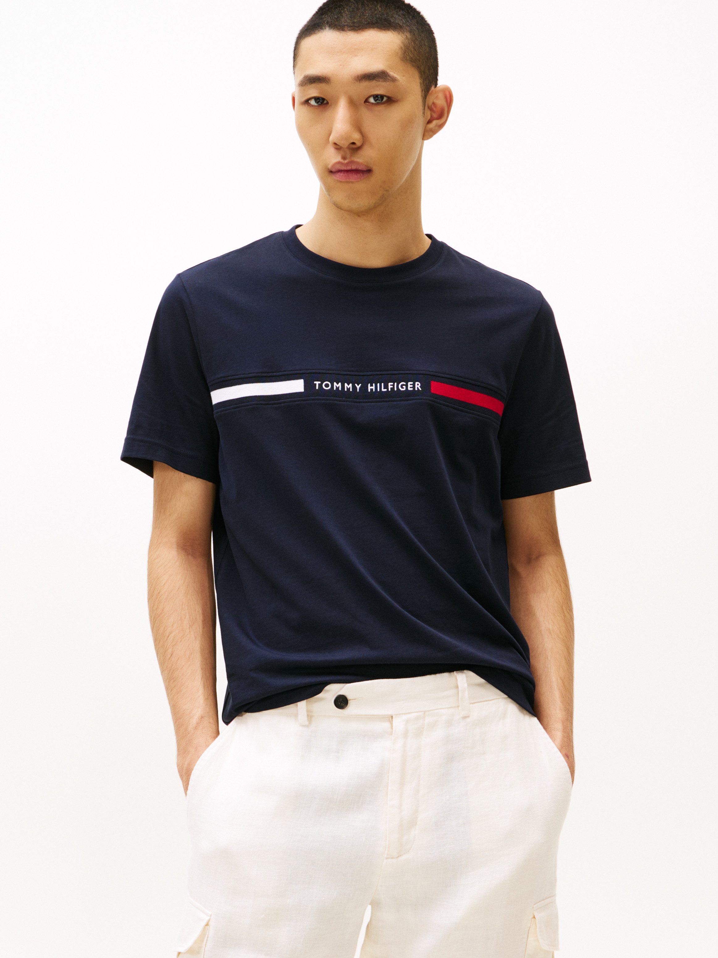 Tommy Hilfiger T-shirt HILFIGER CHEST INSERT TEE
