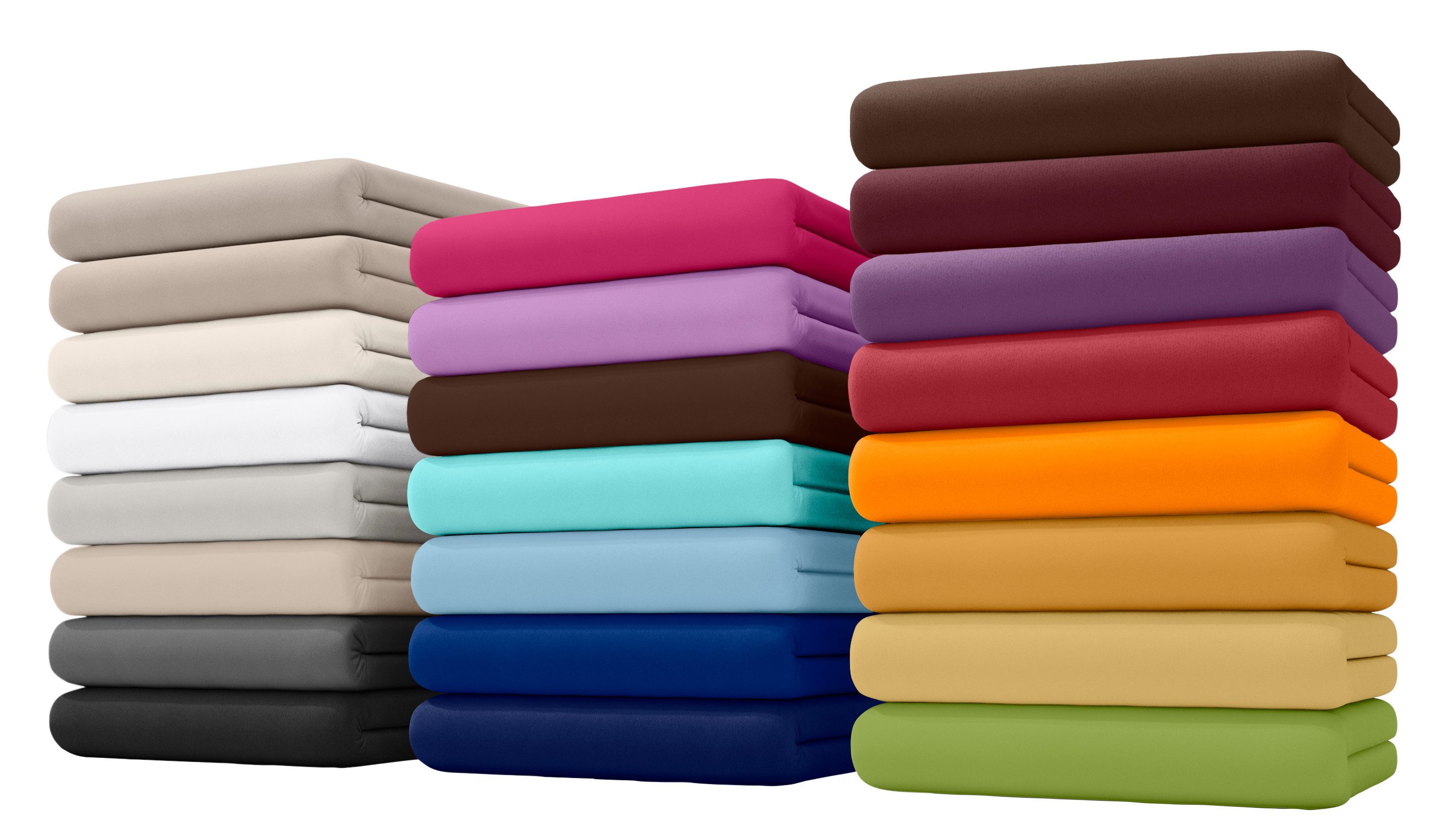 bellana Hoeslaken Mako-jersey exclusief in mt. 90x200, 140x200 of 180x200 cm van katoen, voor matrassen tot 25 cm hoogte, laken, hoeslaken (1 stuk)