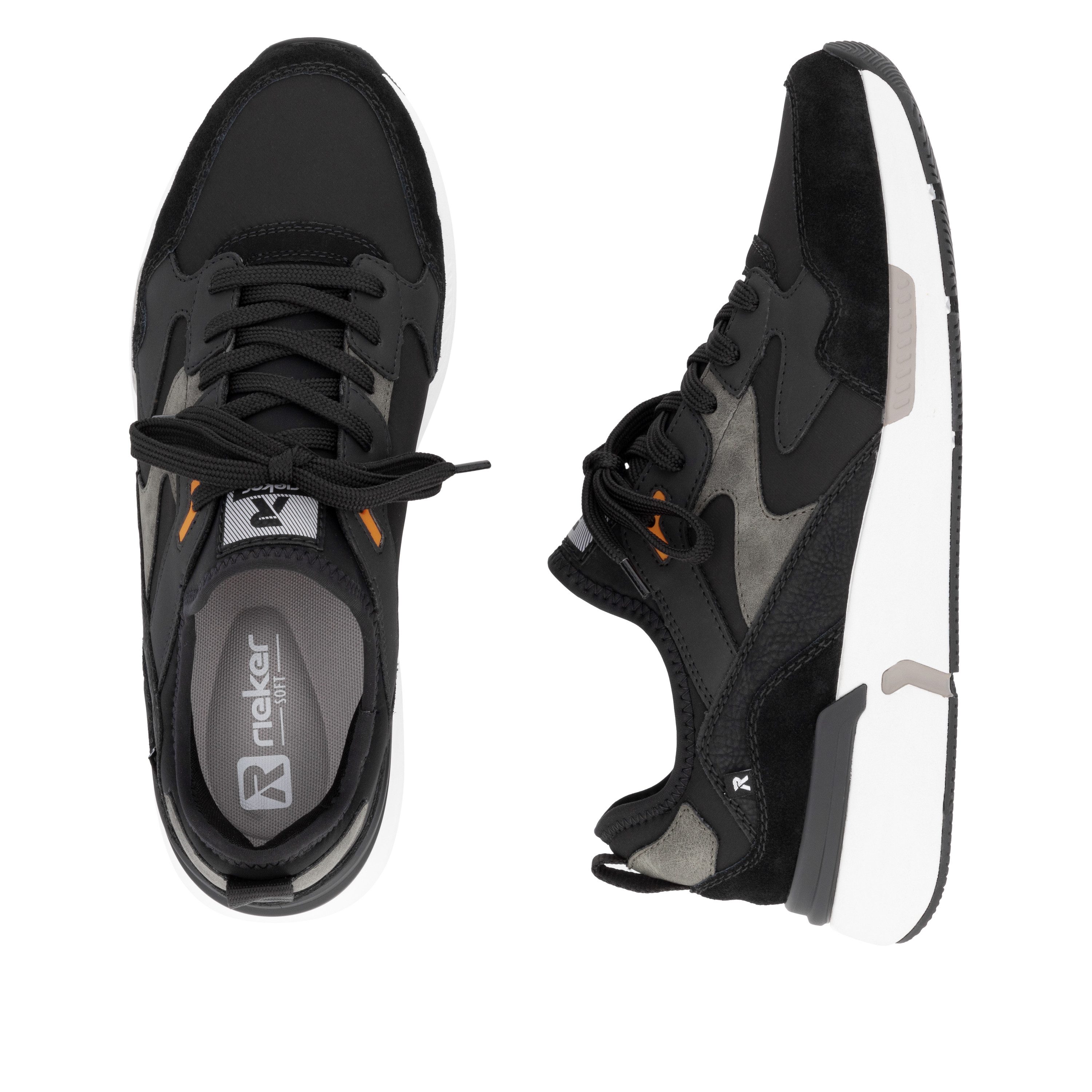 RIEKER Sport Slip-on sneakers , vrijetijdsschoen, lage schoen, instapschoen met elastische instap